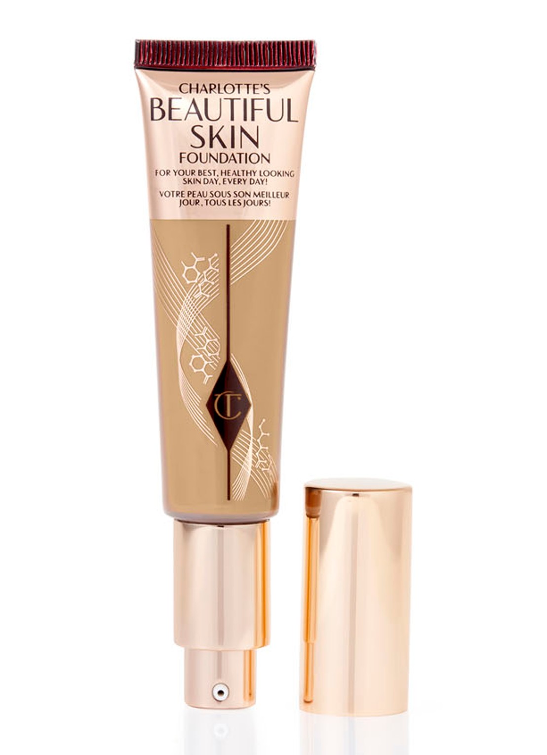 Charlotte Tilbury Charlotte's Beautiful Skin Foundation - voorkant 8 neutral