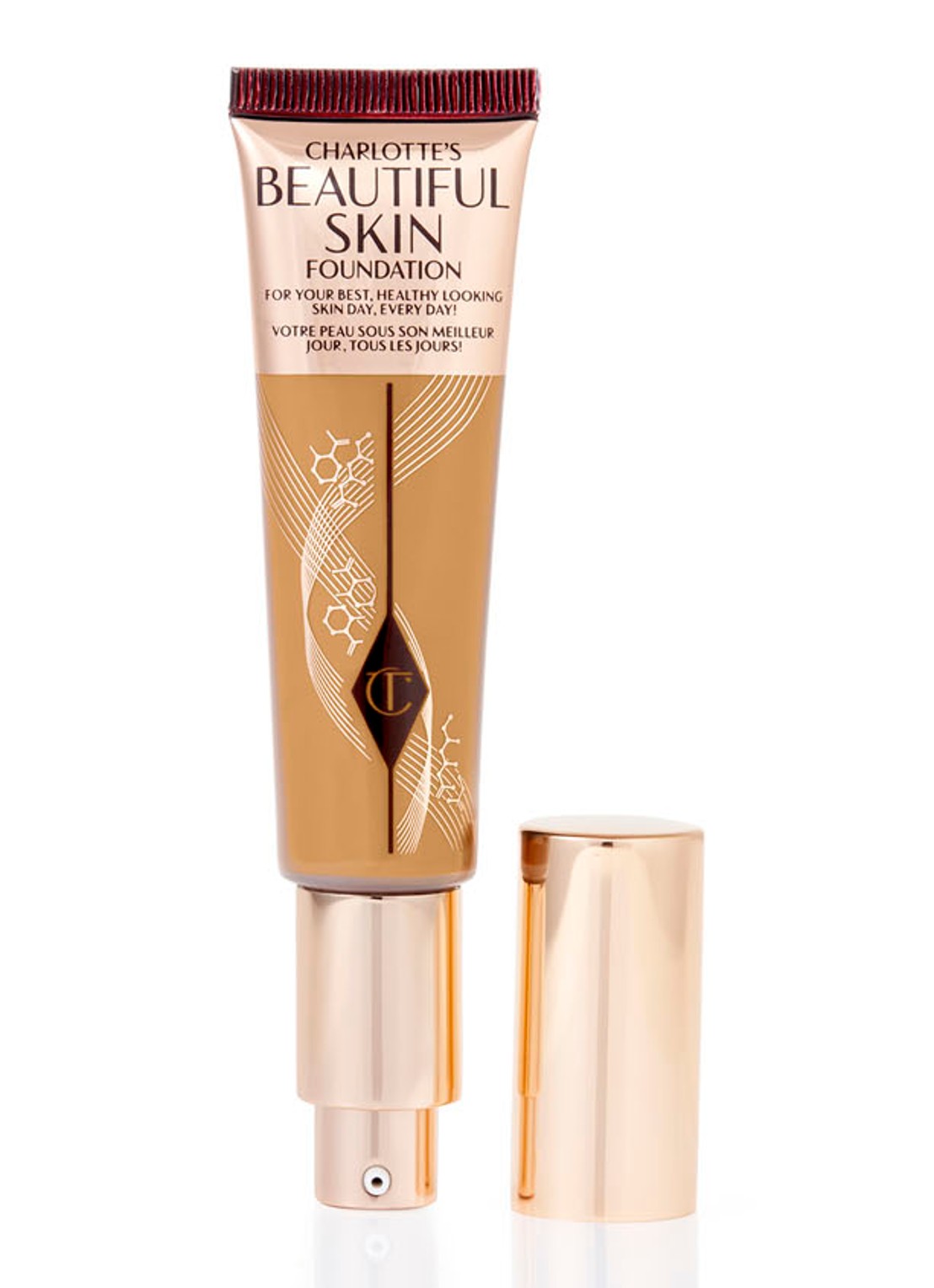 Charlotte Tilbury Charlotte's Beautiful Skin Foundation - voorkant 6 9 warm