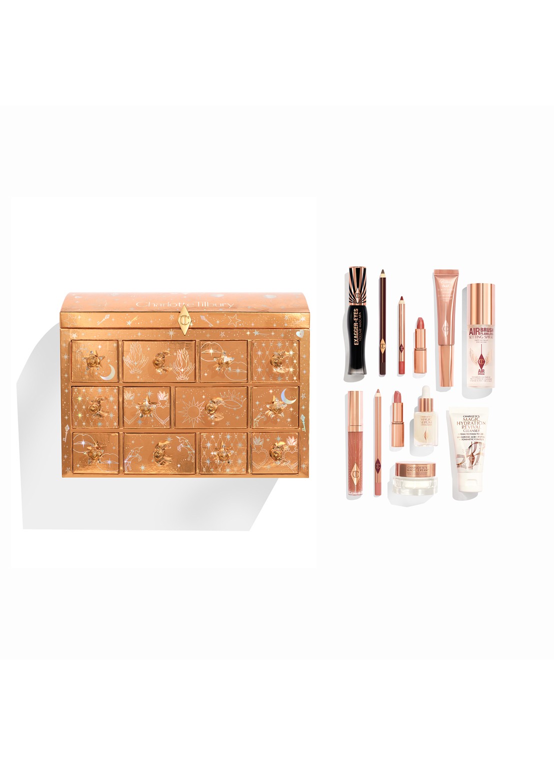 Charlotte Tilbury Charlotte's Beauty Treasure Chest - adventskalender t.w.v. €326 - voorkant 5 undefined