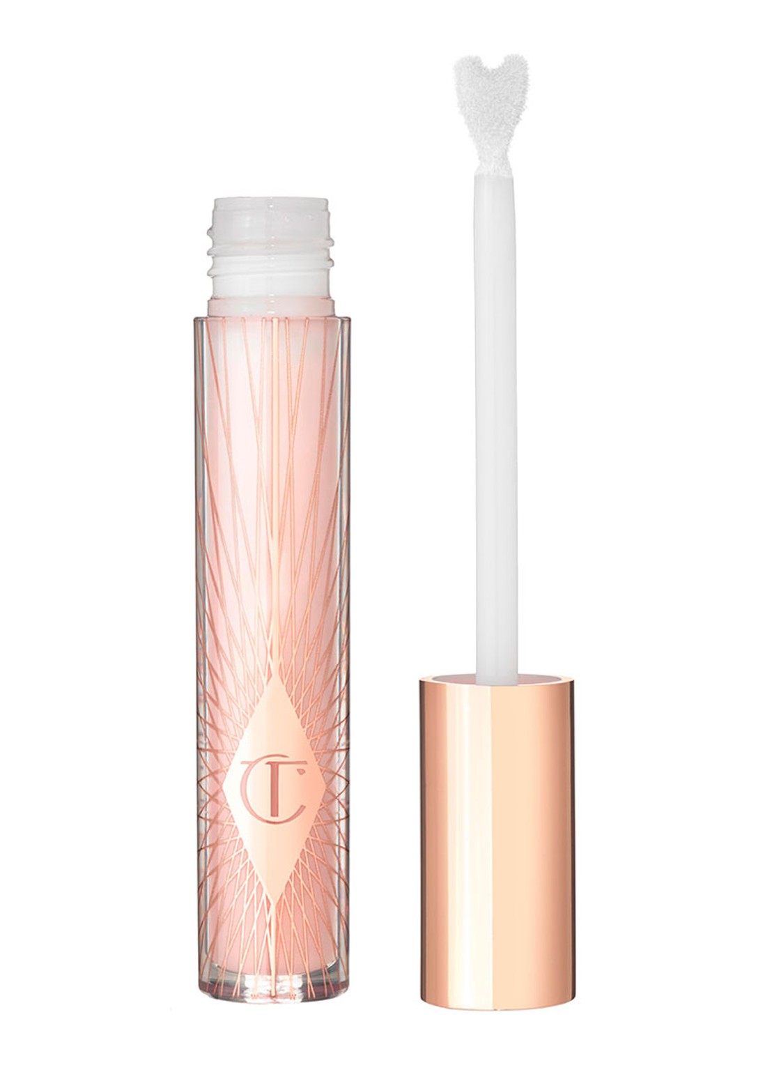 Charlotte Tilbury Collagen Lip Bath Lip Plumping Treatment For Fuller Looking Lips - volume lipgloss - voorkant 2 refresh rose