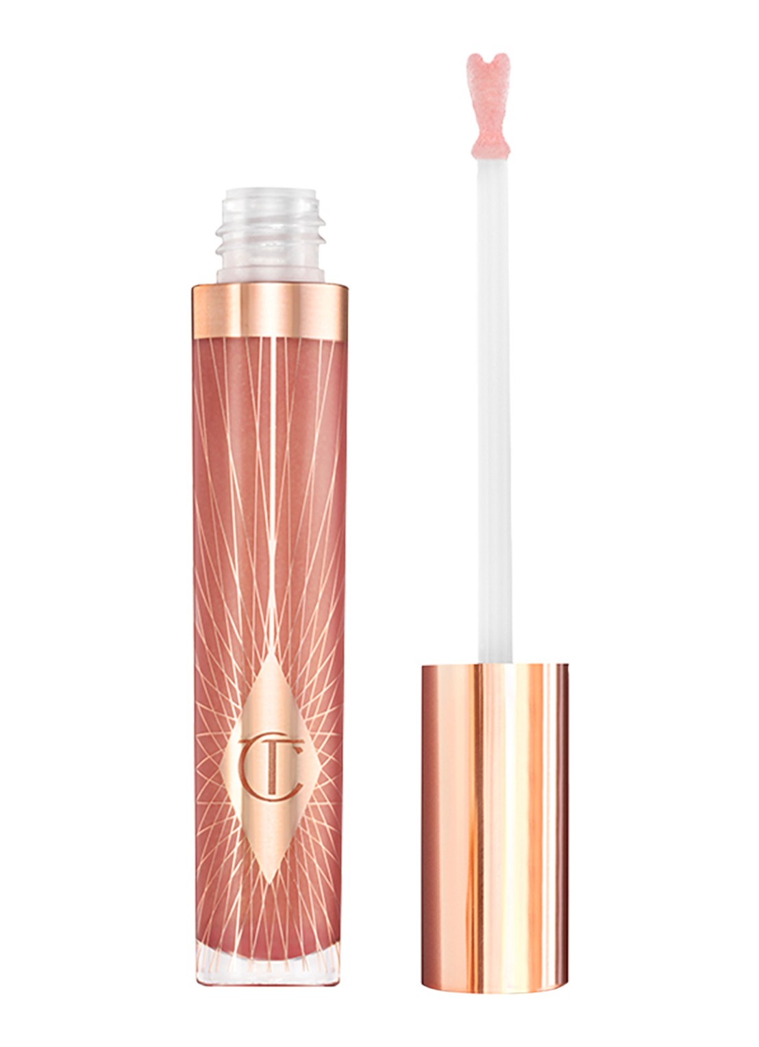 Charlotte Tilbury Collagen Lip Bath - lipgloss - voorkant rosy glow