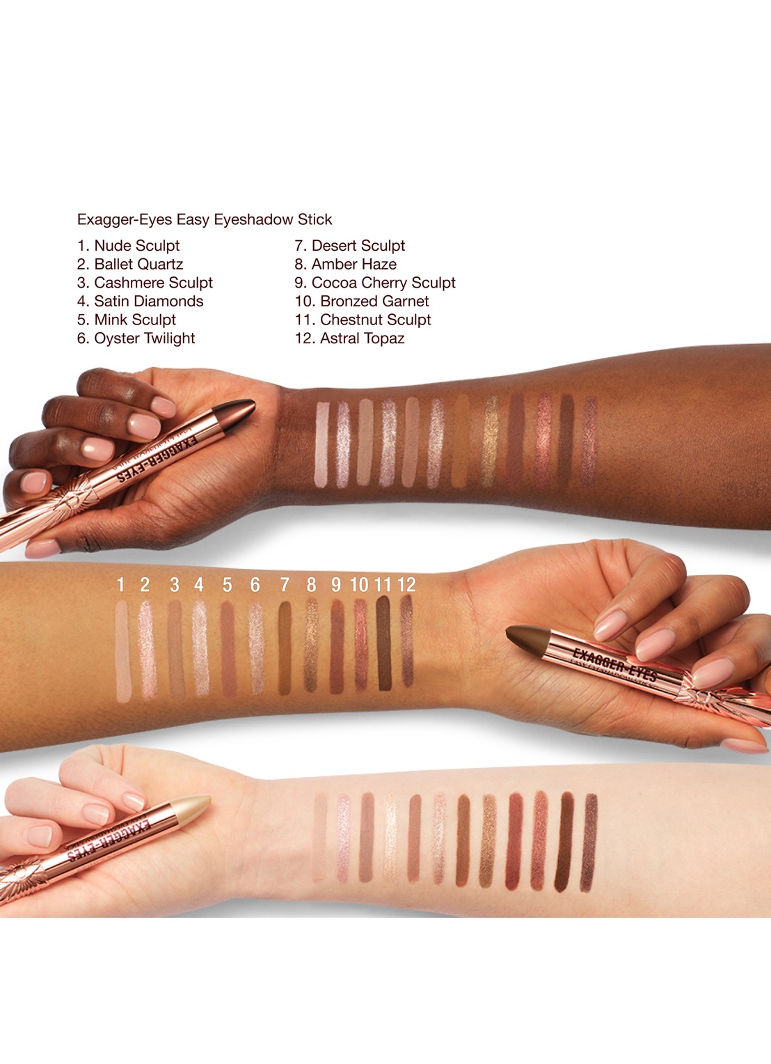 Charlotte Tilbury Exagger-Eyes Easy Eyeshadow Stick - oogschaduwstick - detail 4 satin diamonds