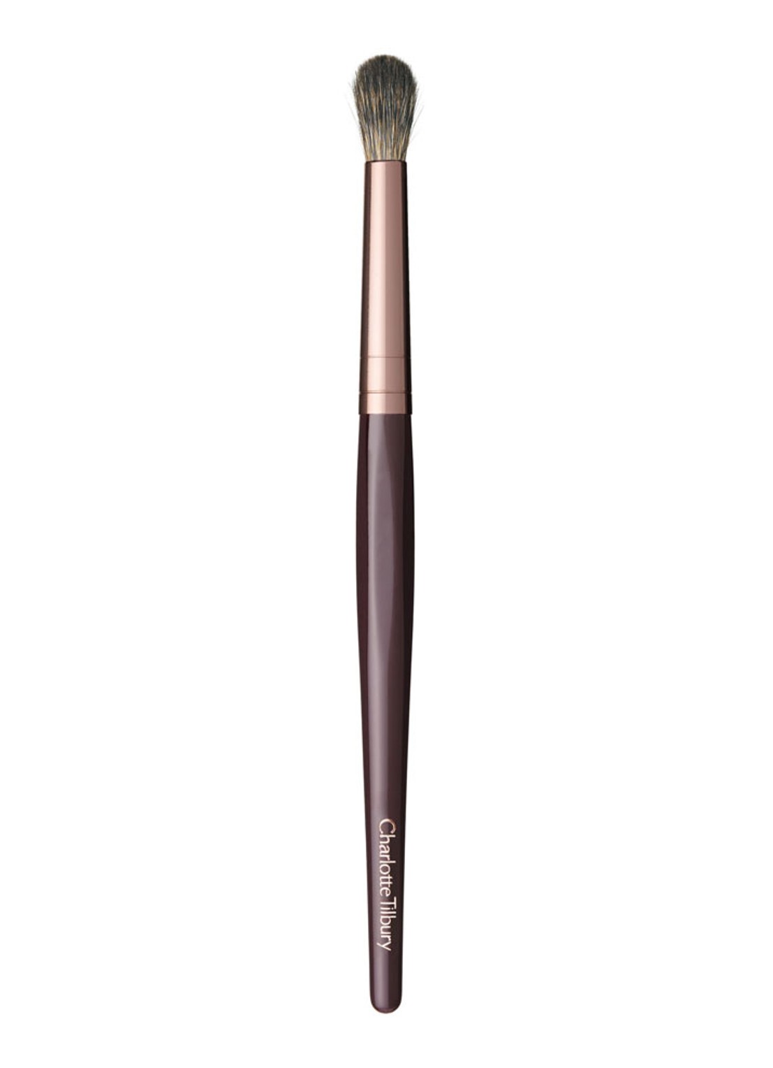 Charlotte Tilbury Eye Blender Brush - kwast - voorkant bordeauxrood