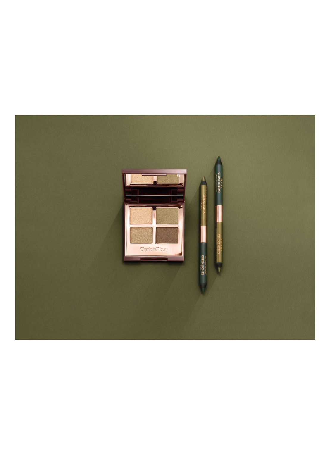 Charlotte Tilbury Eye Colour Magic Double Ended Eye Liner Green Lights - Limited Edition waterproof eyeliner - detail 2 green lights
