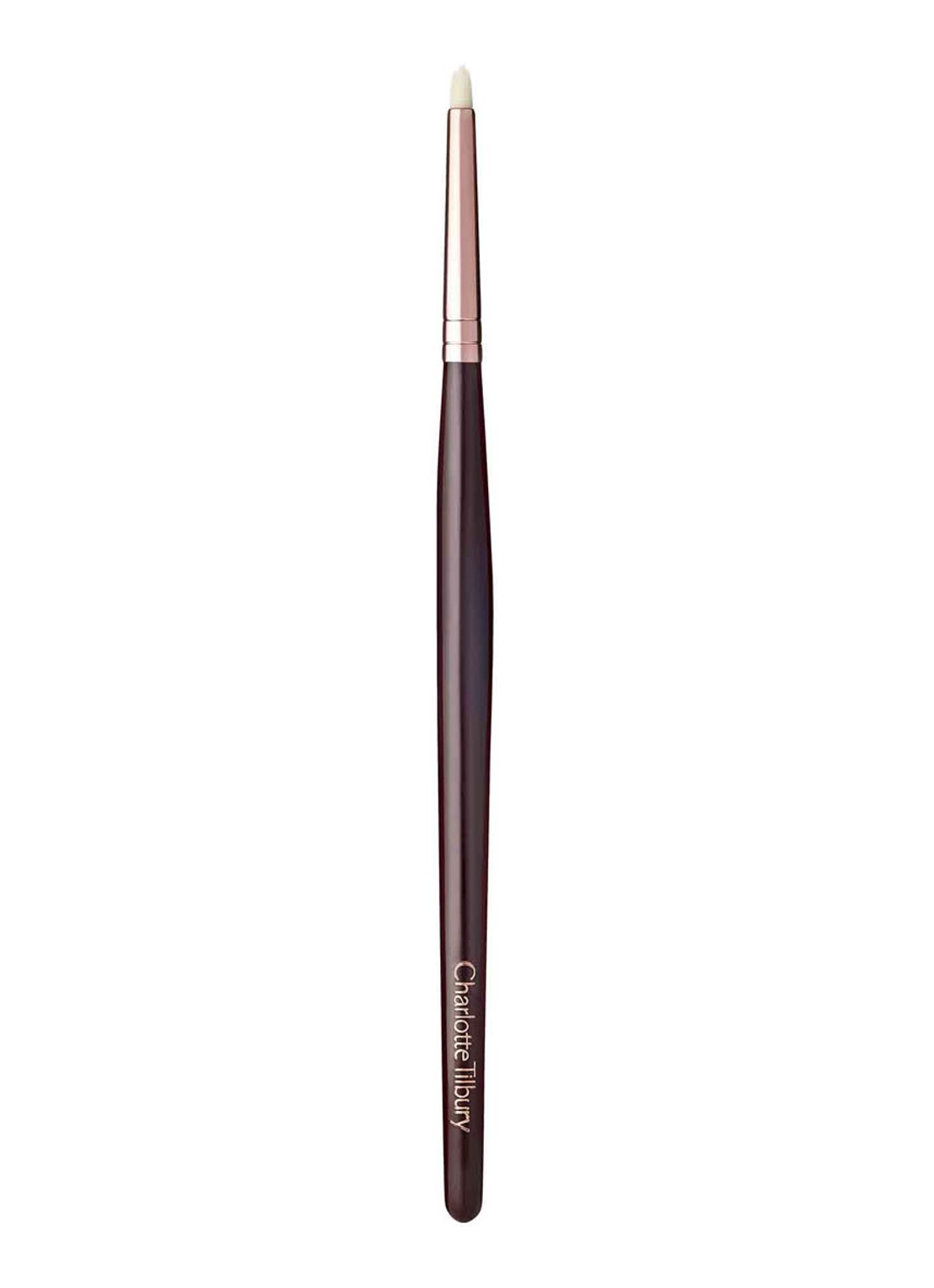 Charlotte Tilbury Eyeliner Brush - eyeliner kwast - voorkant bordeauxrood