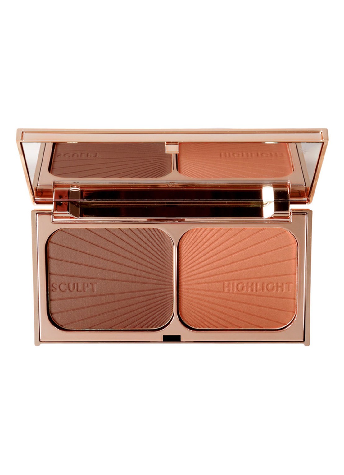 Charlotte Tilbury Filmstar Bronze & Glow - bronzer & highlighter - voorkant medium/dark