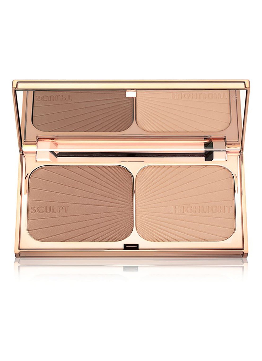 Charlotte Tilbury Filmstar Bronze & Glow contour - contour & highlighter palette - voorkant fair/medium
