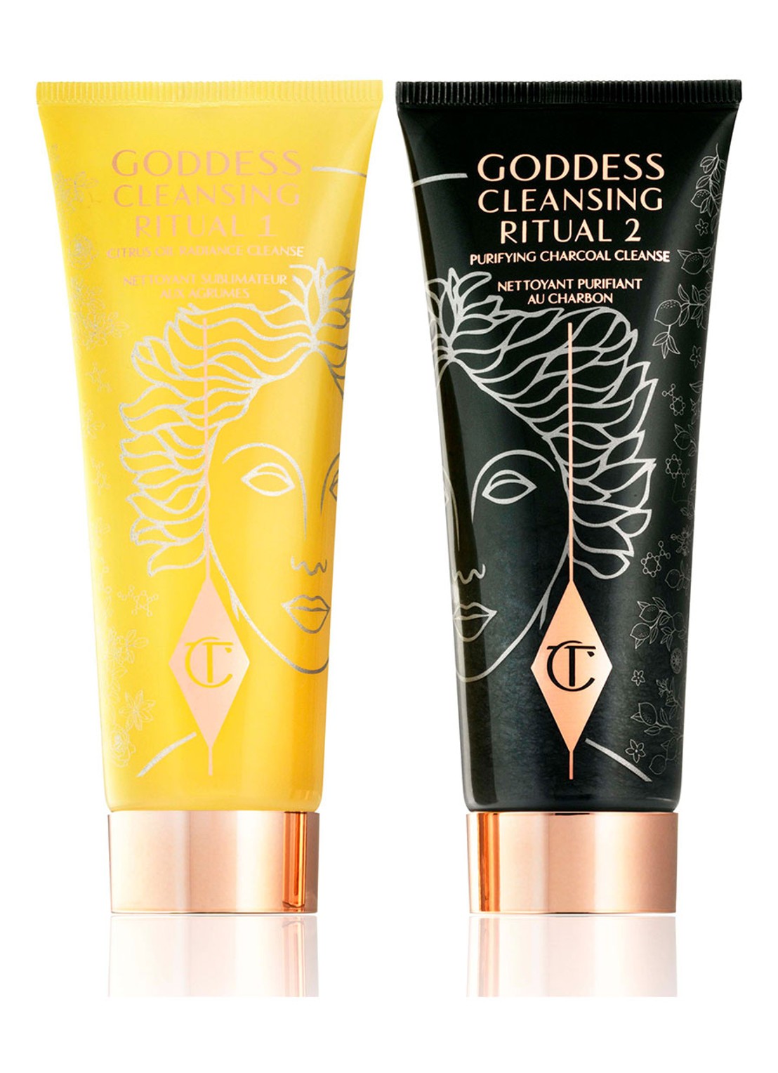 Charlotte Tilbury Goddess Cleansing Ritual - dual cleanser set - voorkant 4 undefined