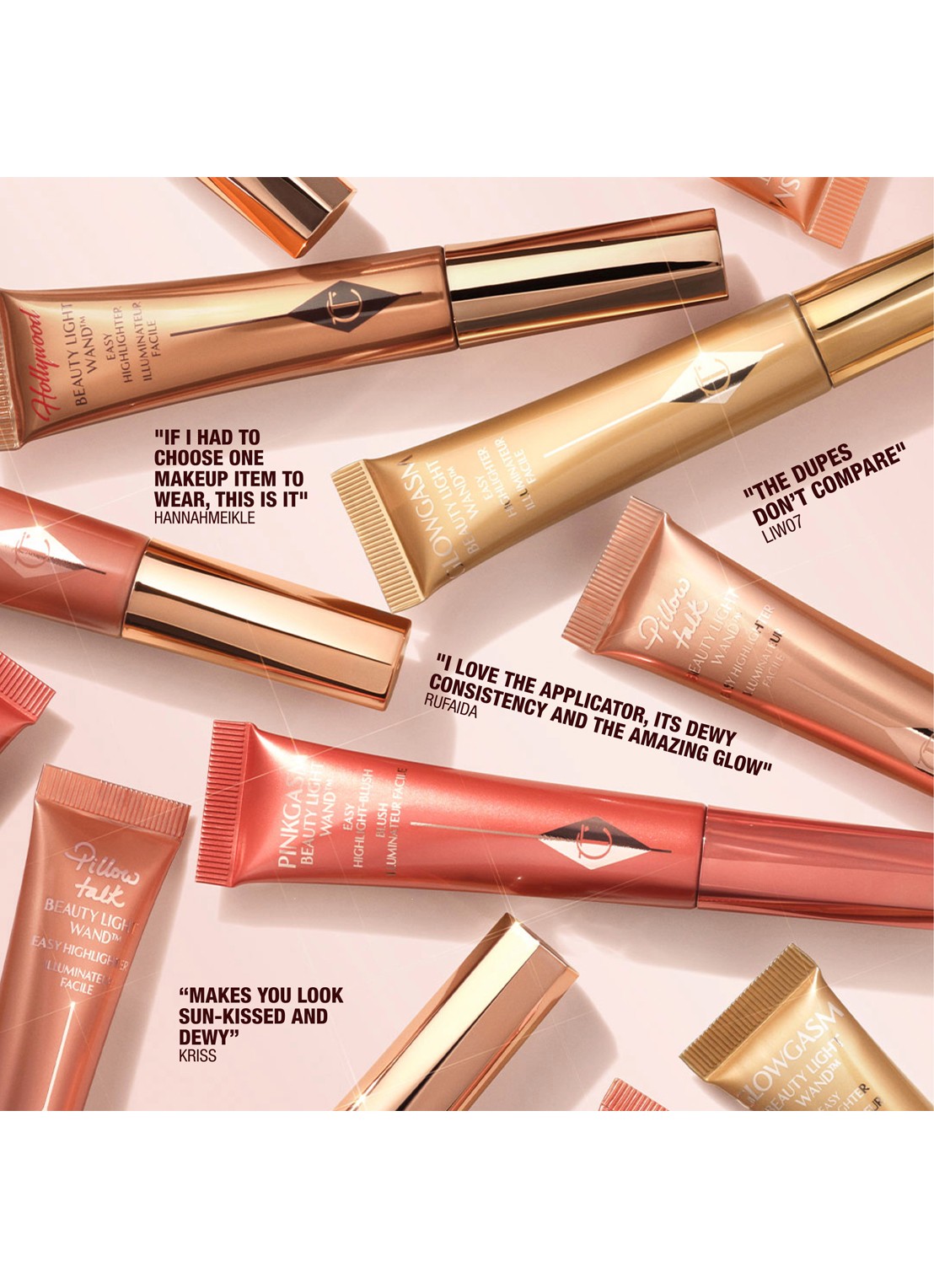 Charlotte Tilbury Hollywood Beauty Light Wand - vloeibare blush - detail 4 pinkgasm sunset
