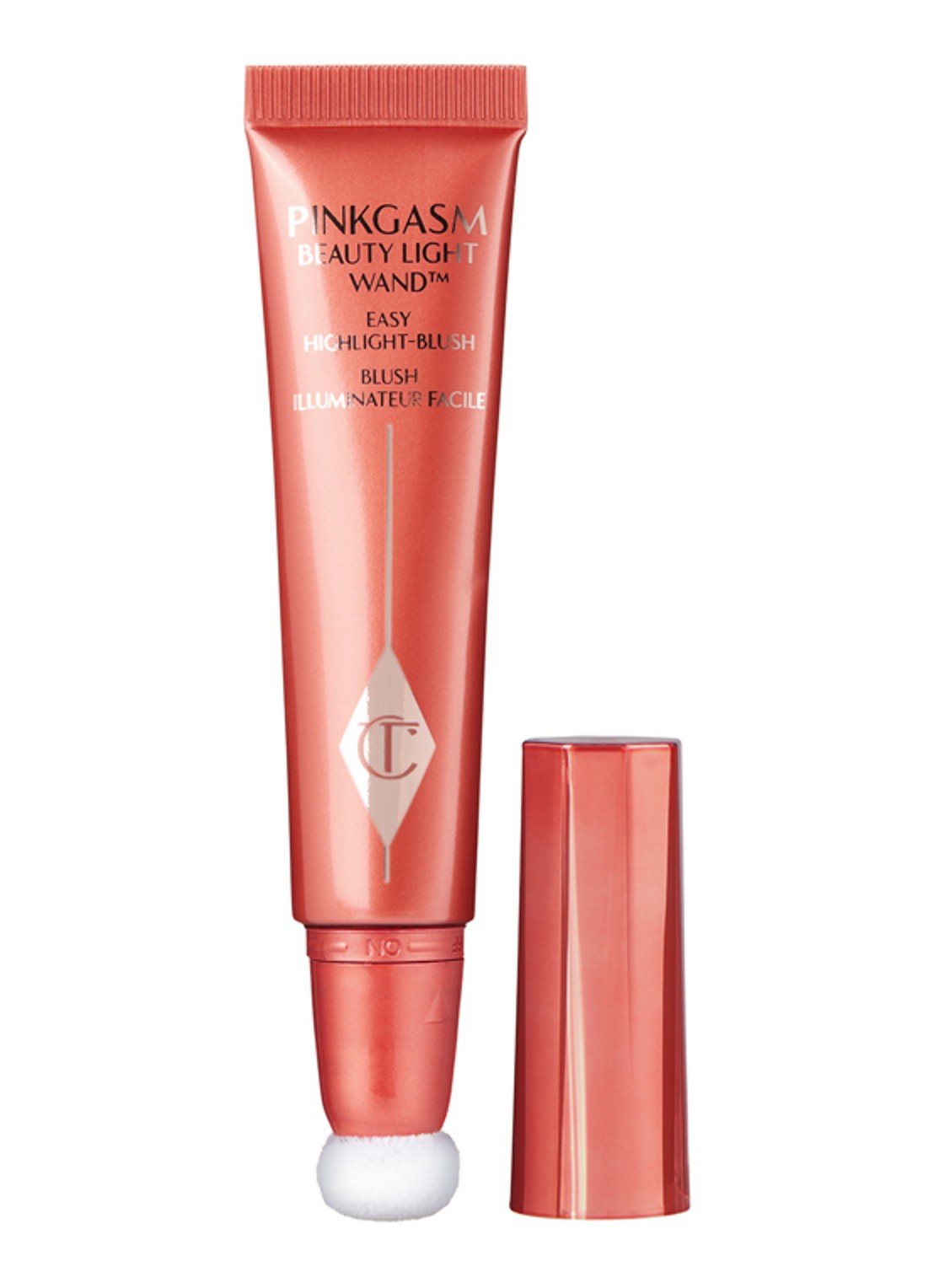 Charlotte Tilbury Hollywood Beauty Light Wand - vloeibare blush - voorkant 7 pinkgasm sunset