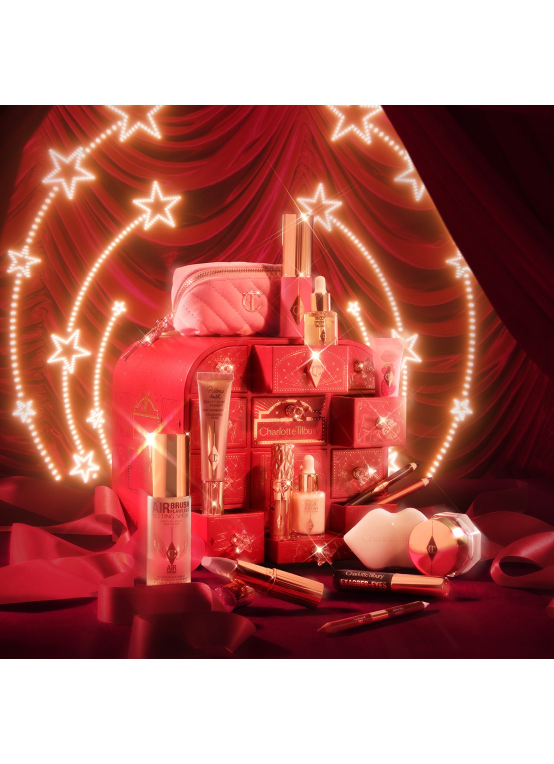 Charlotte Tilbury Hollywood Beauty Wonderland - adventskalender - achterkant undefined