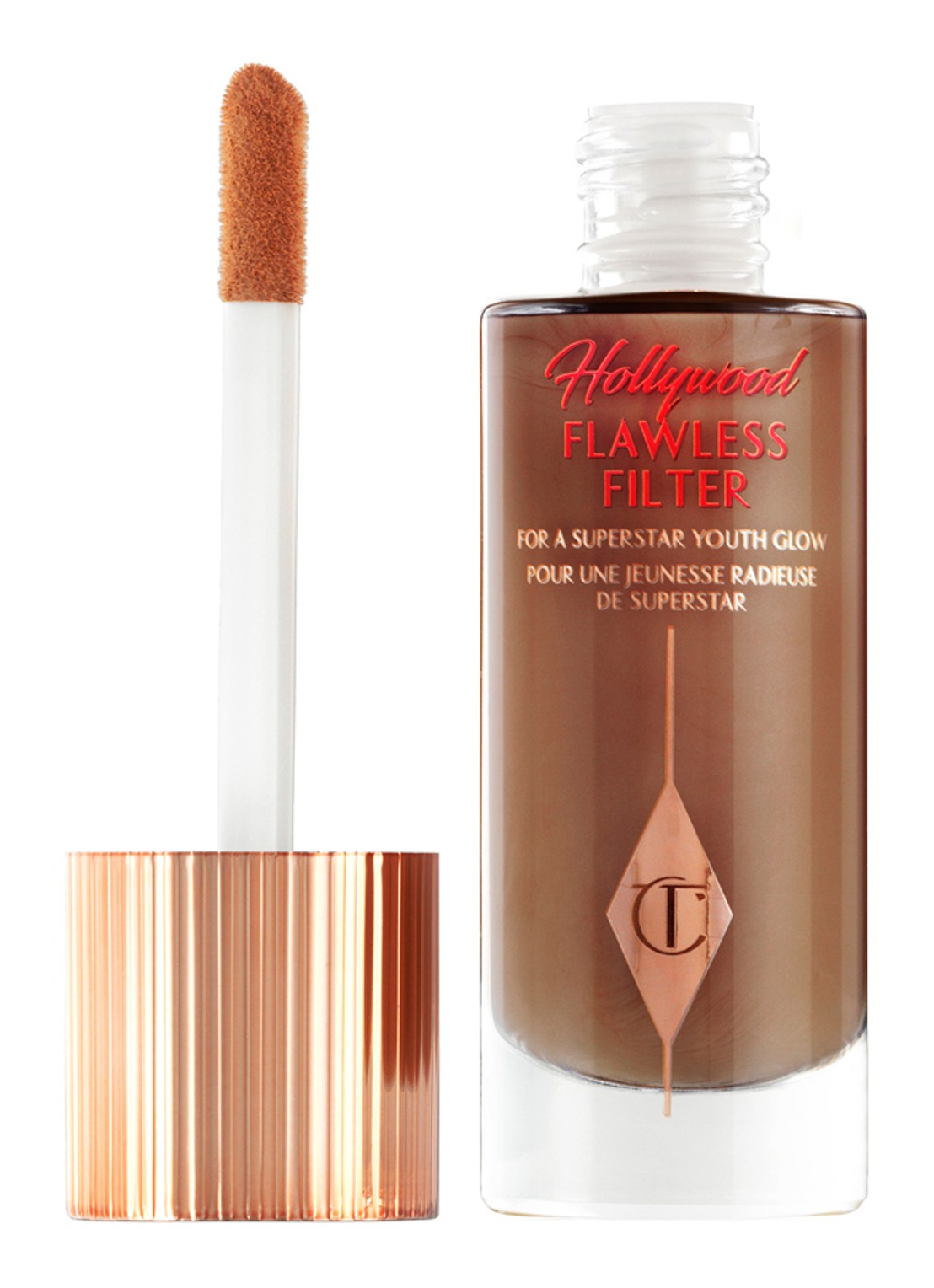 Charlotte Tilbury Hollywood Flawless Filter - primer, highlighter & corrector - voorkant 7 8 deep