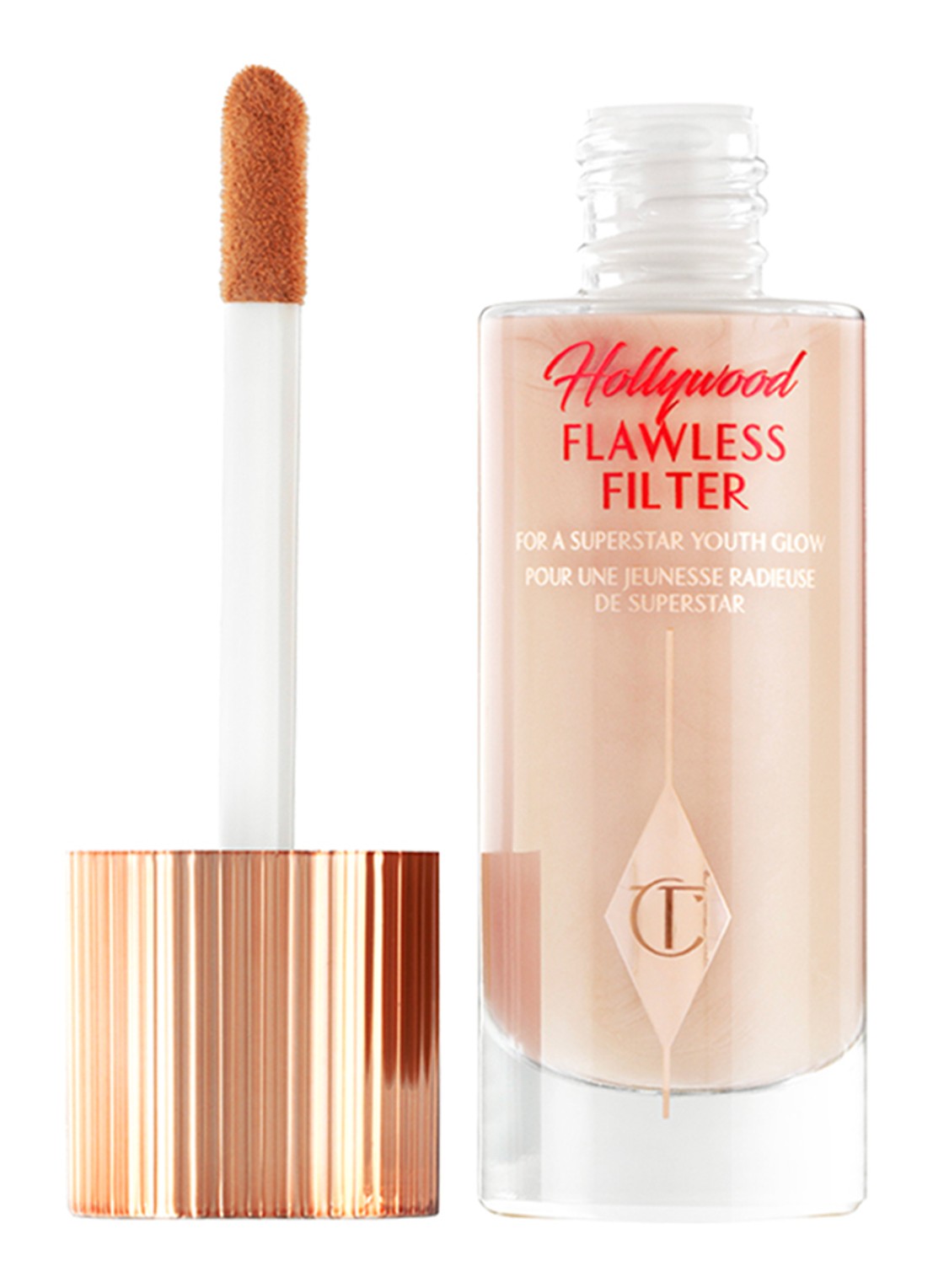 Charlotte Tilbury Hollywood Flawless Filter - primer, highlighter & corrector - voorkant 7 fair