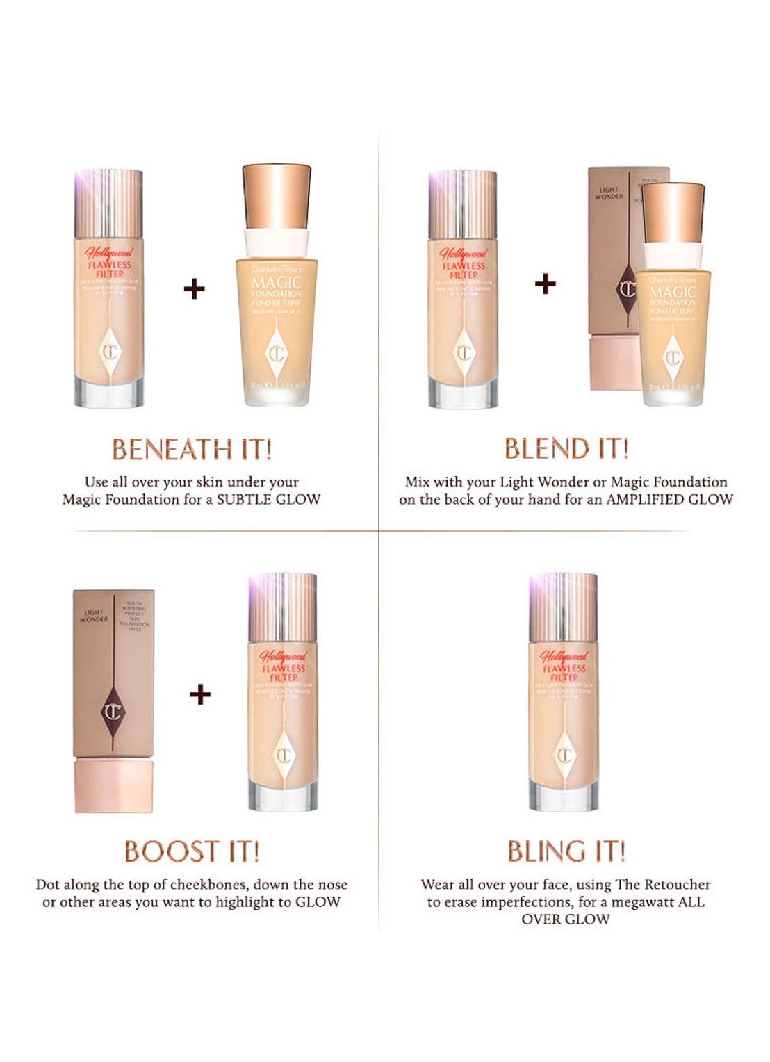 Charlotte Tilbury Hollywood Flawless Filter - primer, highlighter & corrector  - detail 2 1 fair