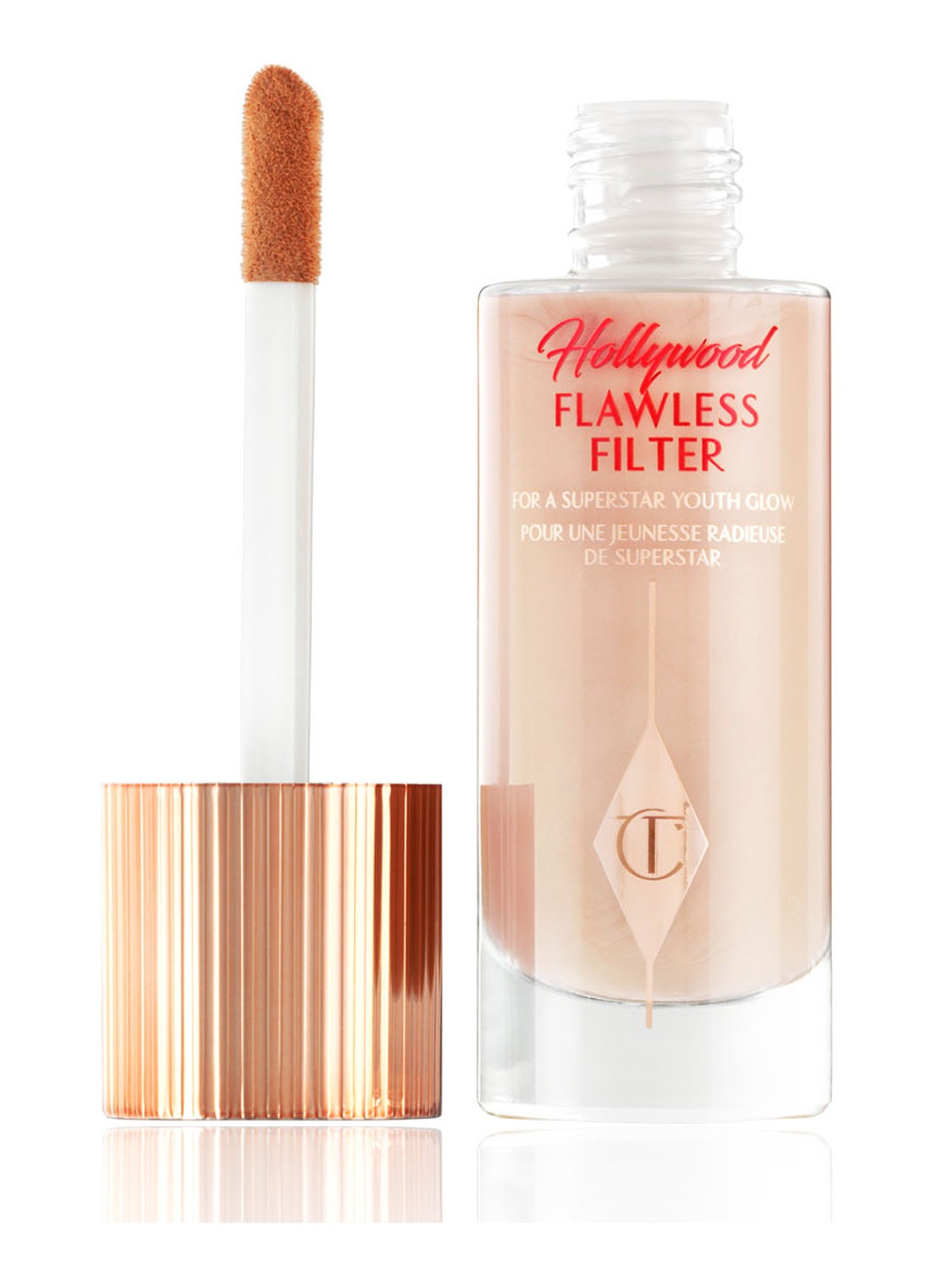 Charlotte Tilbury Hollywood Flawless Filter - primer, highlighter & corrector  - voorkant 2 fair