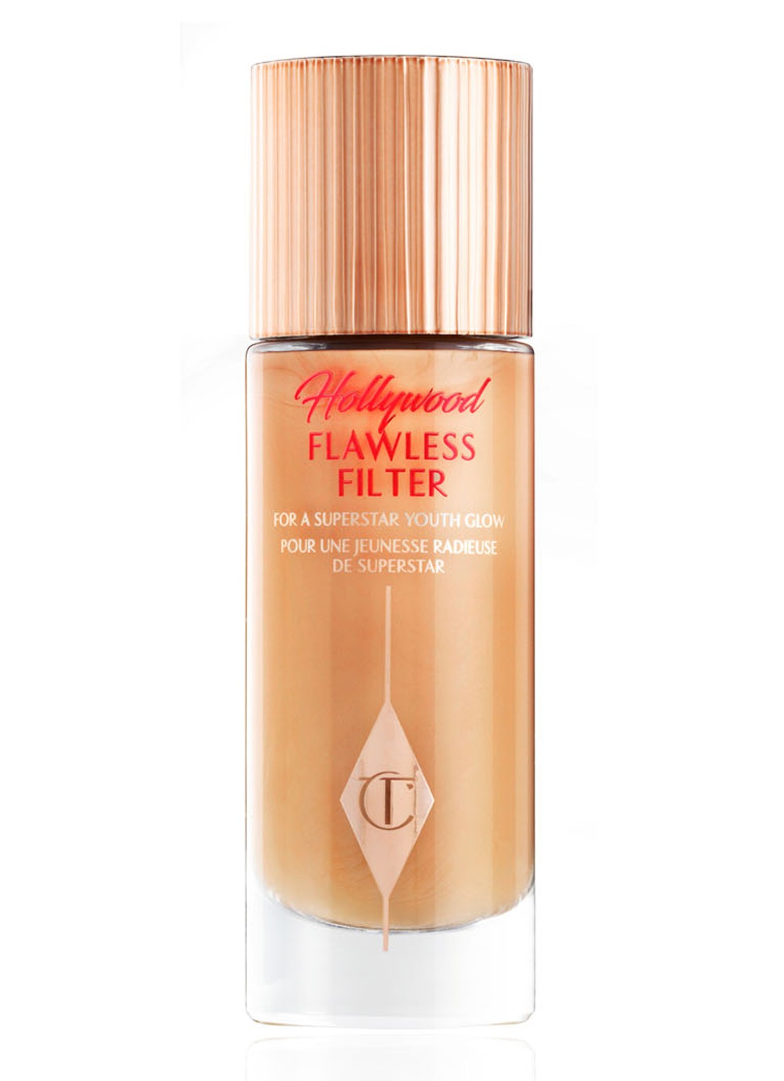 Charlotte Tilbury Hollywood Flawless Filter - primer, highlighter & corrector  - voorkant 5 5 tan