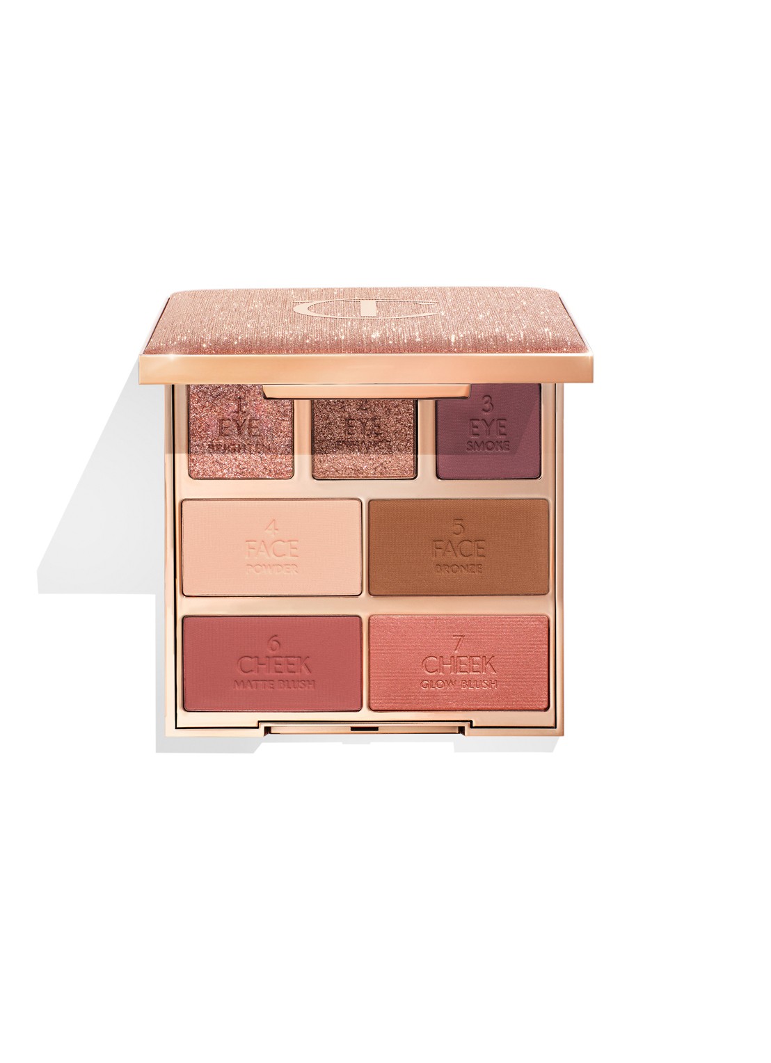 Charlotte Tilbury Hollywood Instant Look In A Palette - make-up palette - voorkant 6 dreamy, bronzed beauty