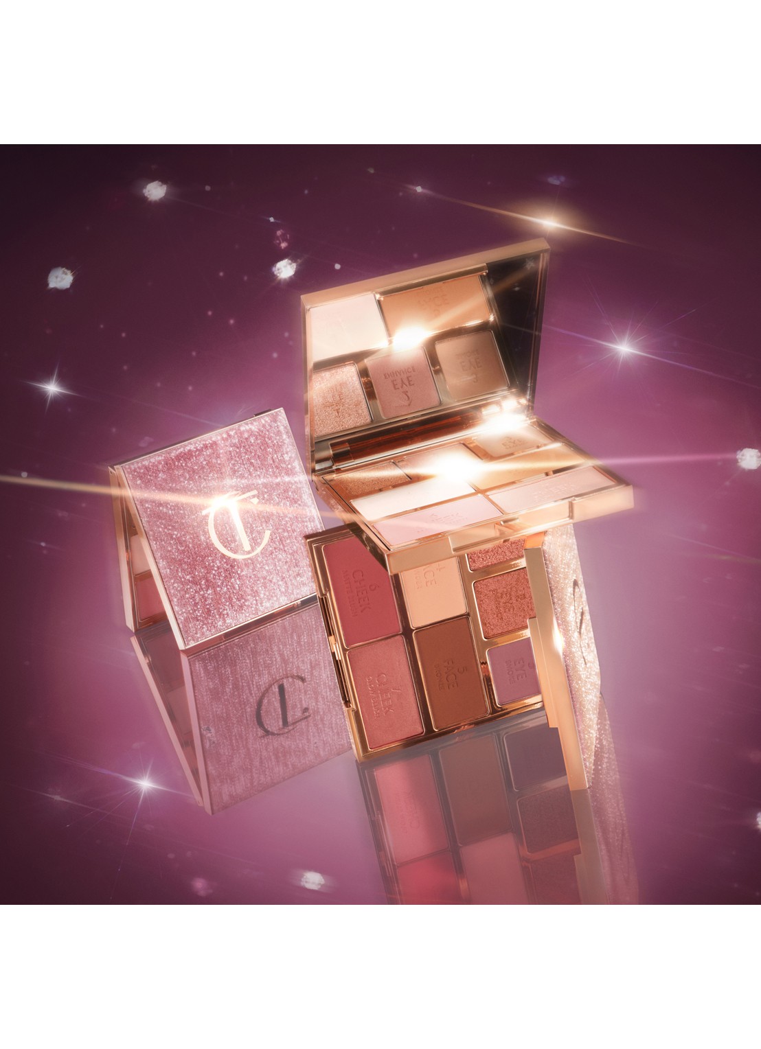 Charlotte Tilbury Hollywood Instant Look In A Palette - make-up palette - detail 5 pretty, glowing beauty