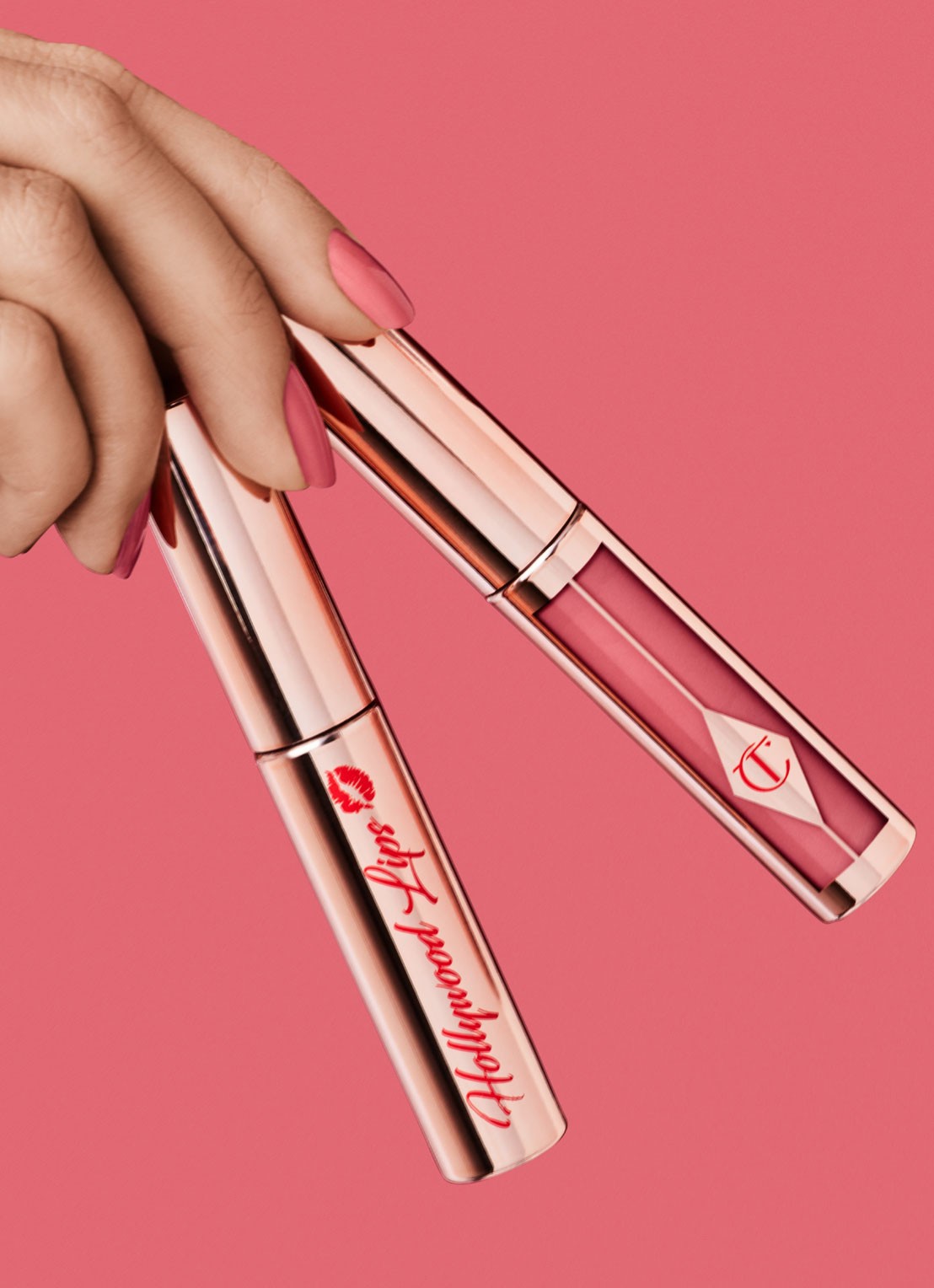 Charlotte Tilbury Hollywood Lip - liquid lipstick - detail 5 too bad i'm bad