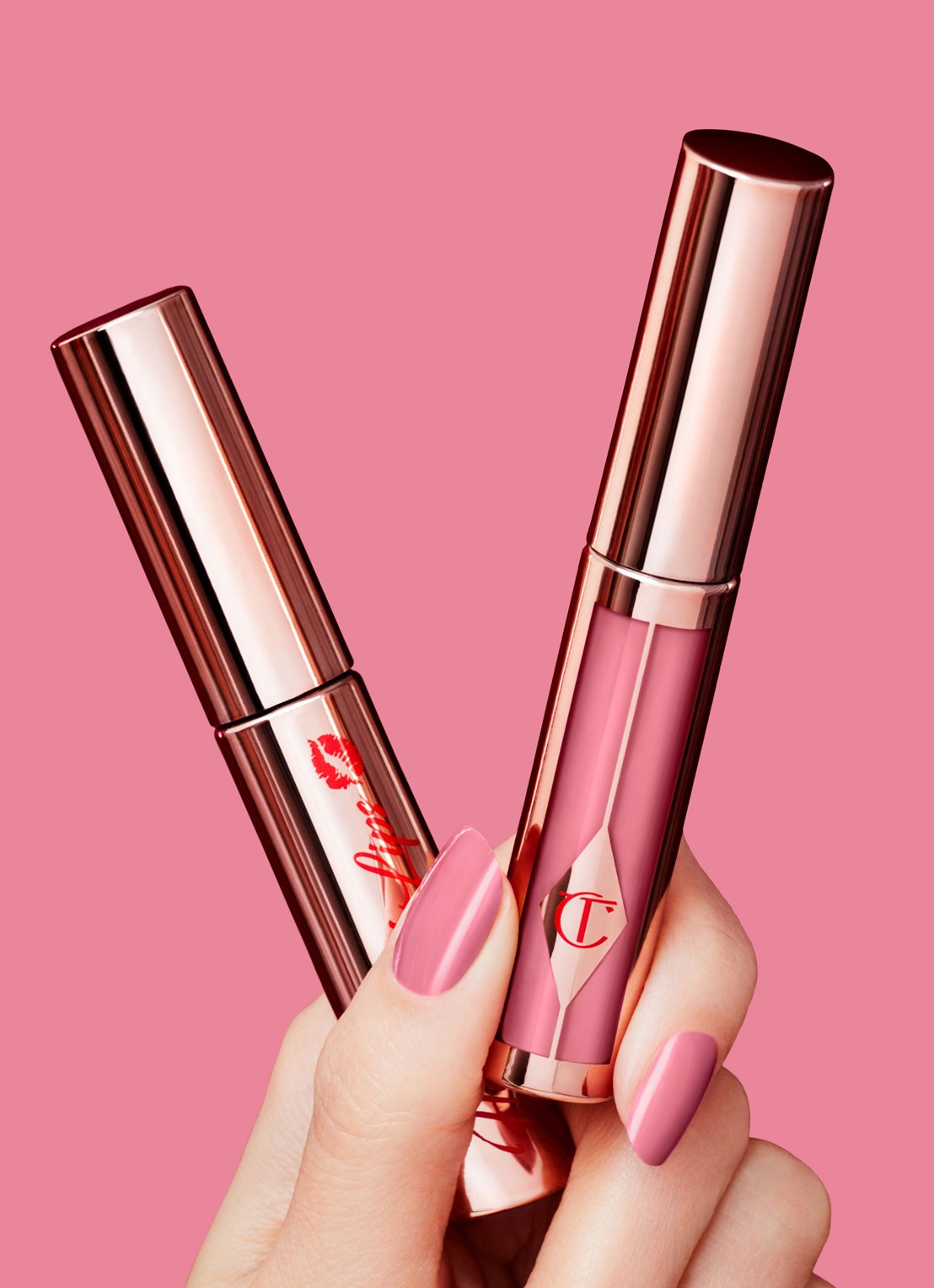 Charlotte Tilbury Hollywood Lip - liquid lipstick - detail 5 dolly bird