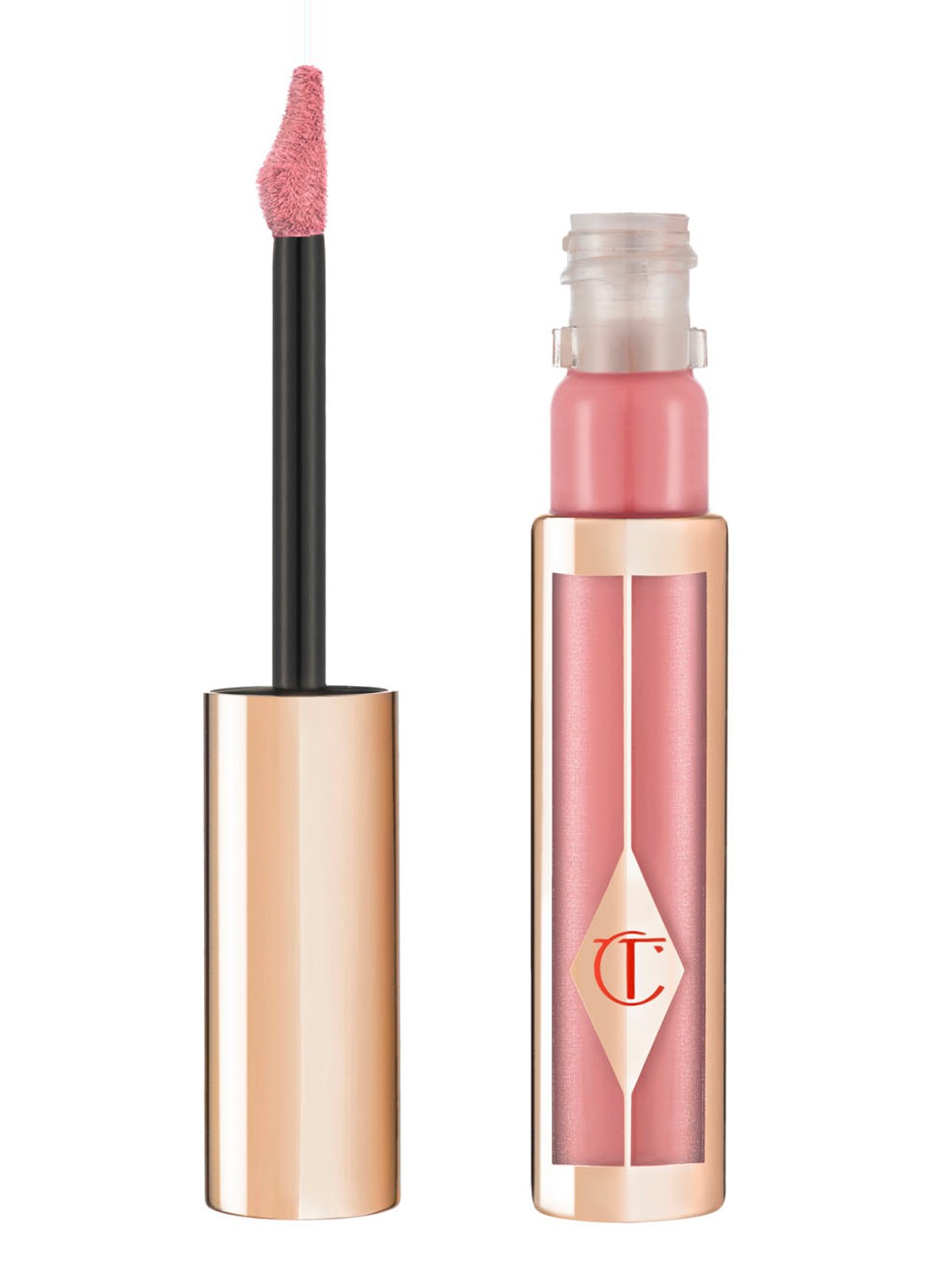 Charlotte Tilbury Hollywood Lip - liquid lipstick - voorkant dolly bird