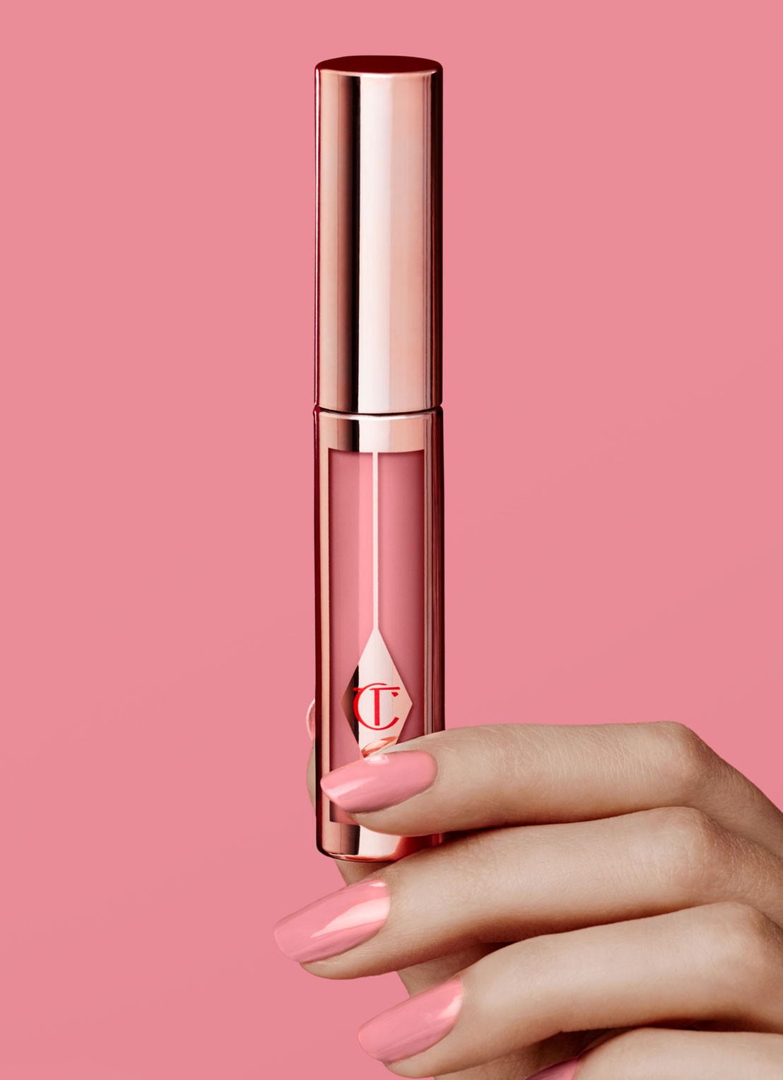 Charlotte Tilbury Hollywood Lip - liquid lipstick - detail 5 rising star