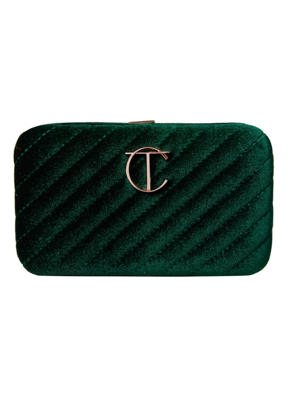 Charlotte Tilbury Hollywood Mini Brush Set - Limited Edition make-up kwastenset - voorkant 2 donkergroen