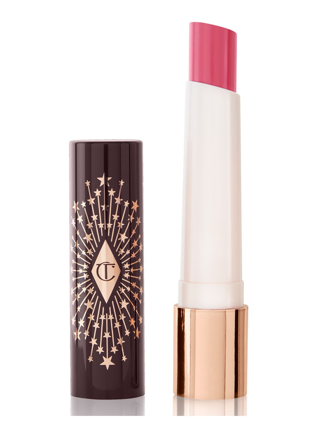 Charlotte Tilbury Hyaluronic Happikiss Lip Balm Lipstick - voorkant crystal happikiss
