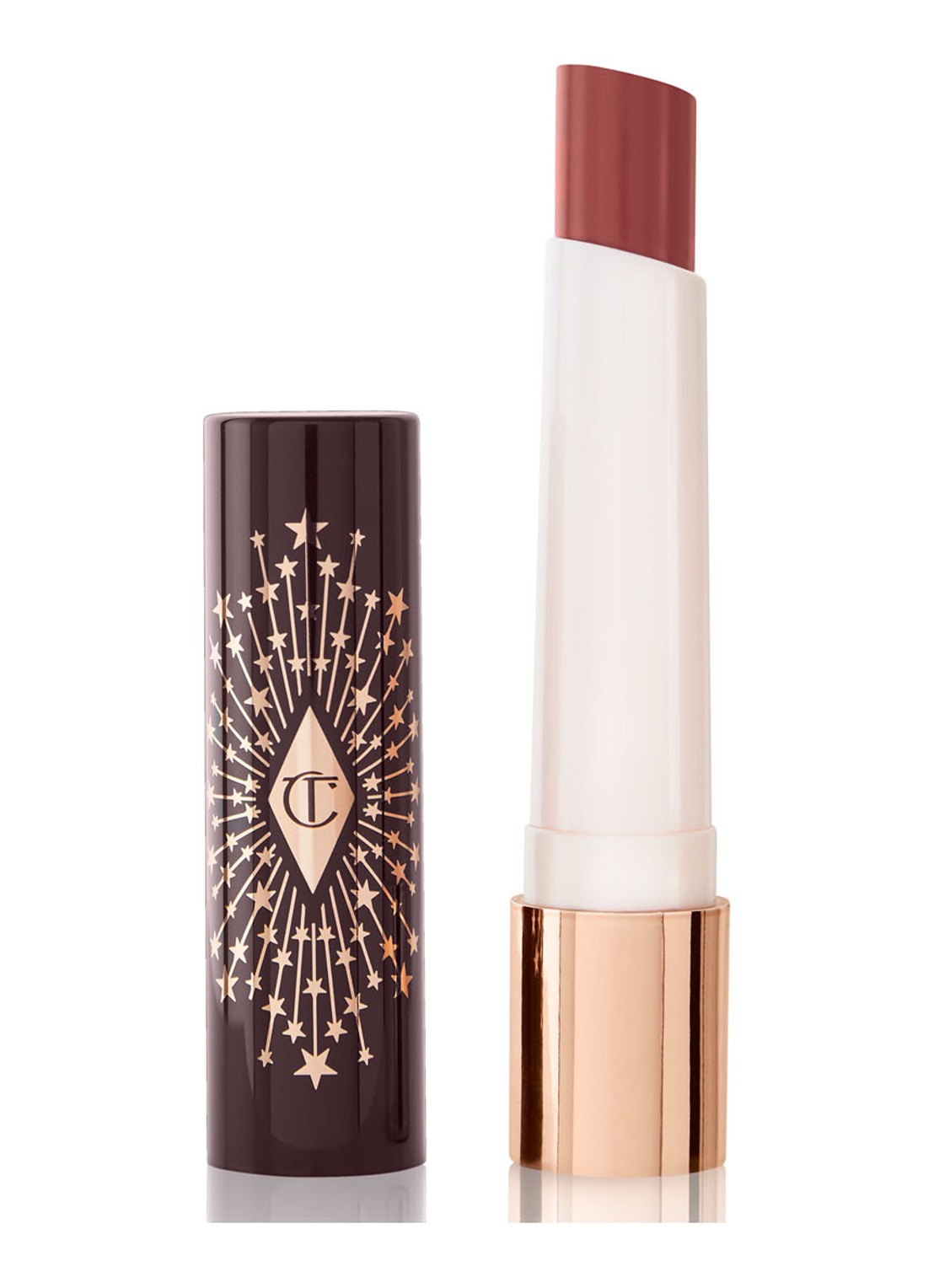 Charlotte Tilbury Hyaluronic Happikiss Lip Balm Lipstick - voorkant happipetal
