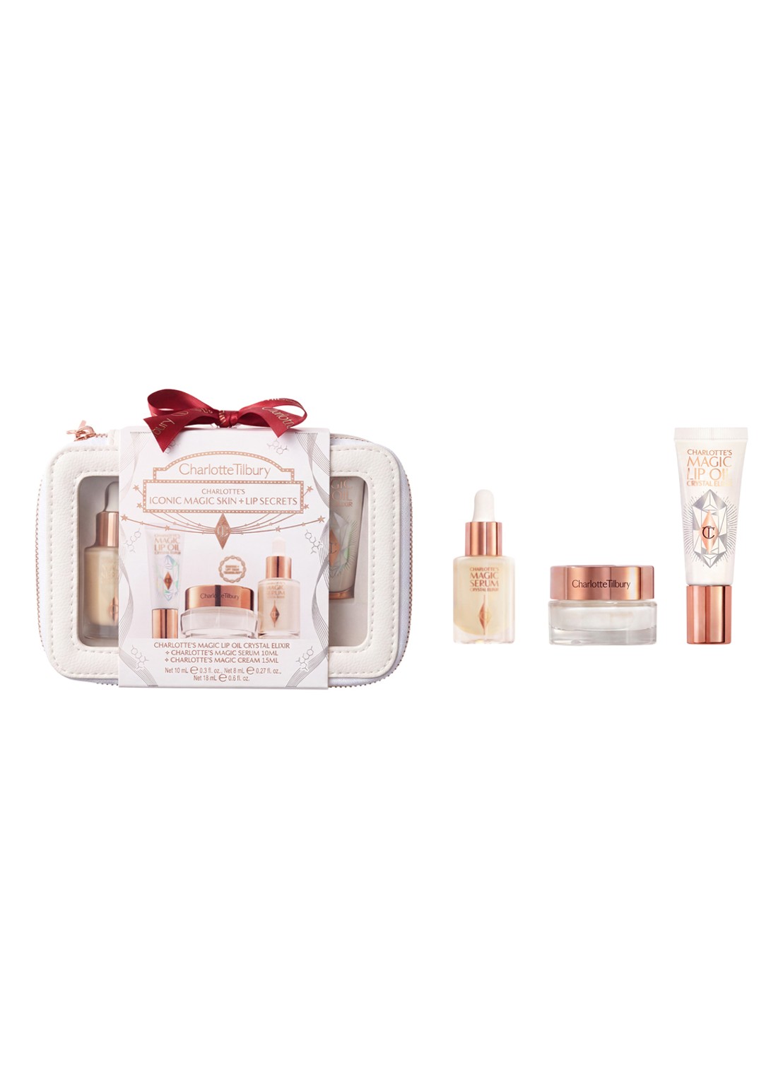 Charlotte Tilbury Iconic Magic Skin + Lip Secrets - verzorgingsset - voorkant 2 undefined
