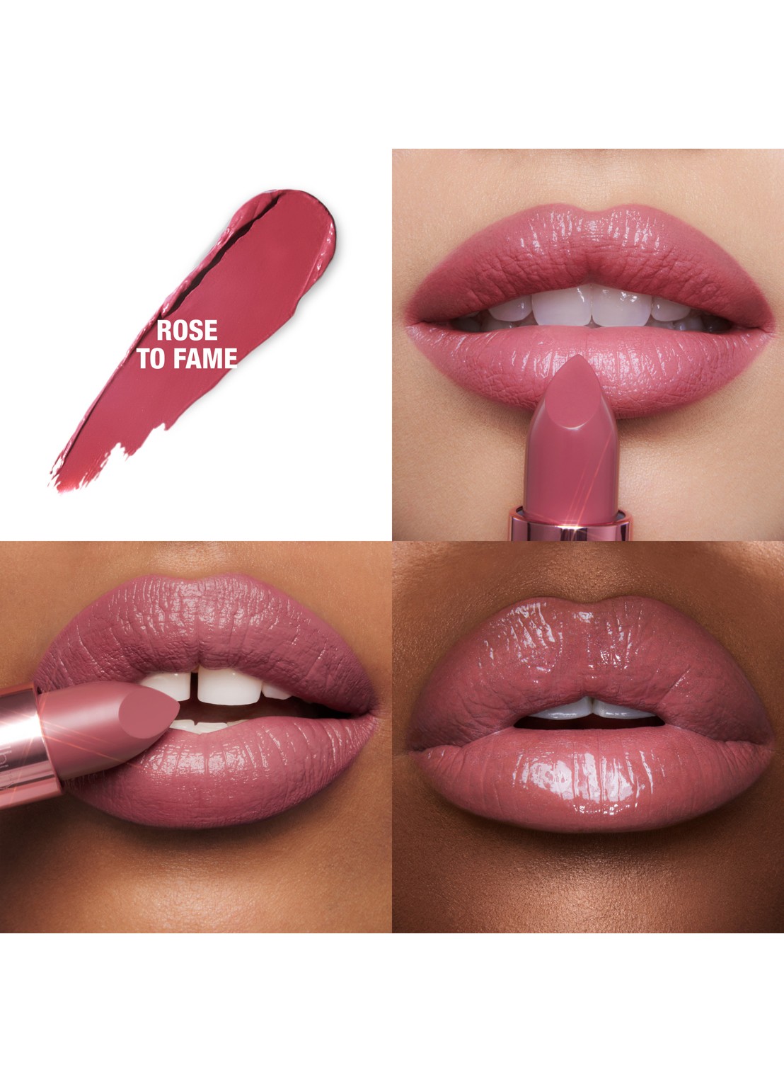 Charlotte Tilbury K.I.S.S.I.N.G lipstick - achterkant 7 rose to fame