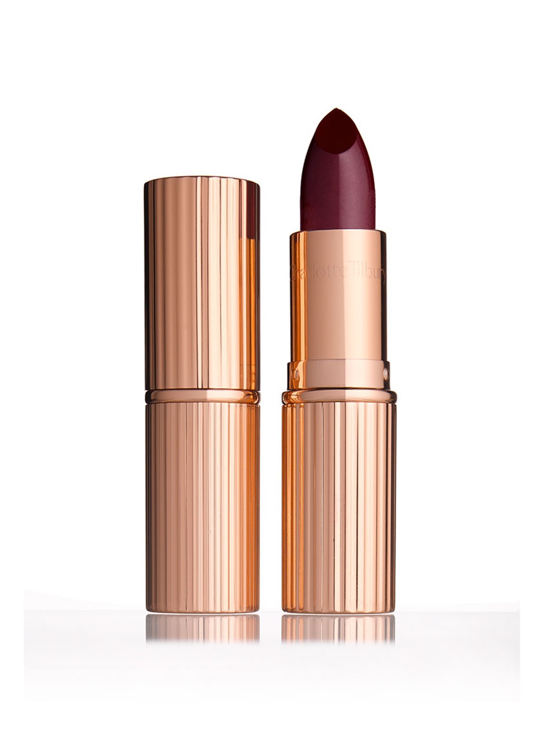 Charlotte Tilbury K.I.S.S.I.N.G lipstick - voorkant night crimson