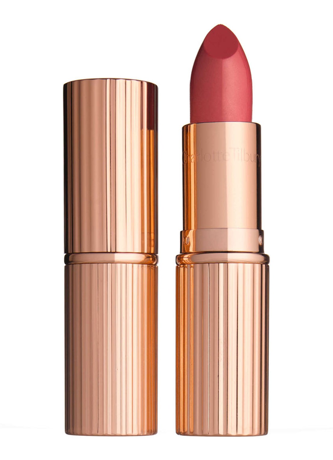 Charlotte Tilbury K.I.S.S.I.N.G lipstick - voorkant coral kiss
