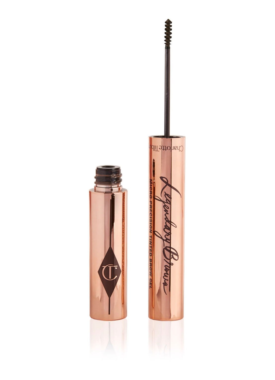 Charlotte Tilbury Legendary Brows Dark Brown - getinte wenkbrauwgel - voorkant 3 dark brown