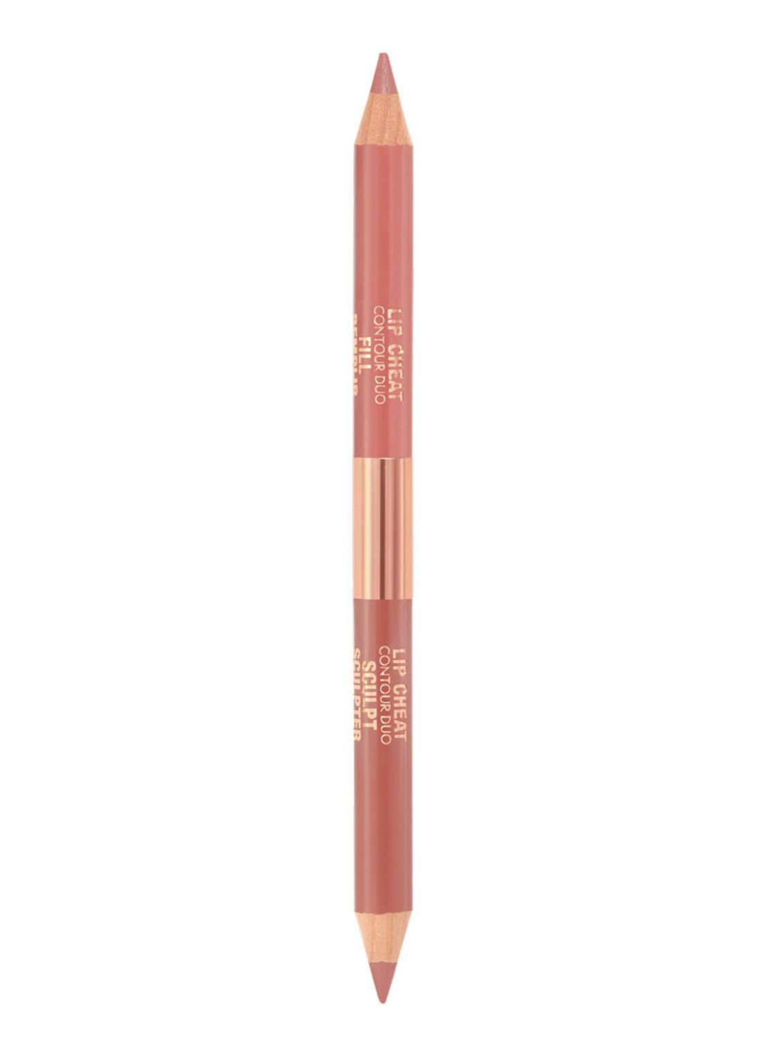 Charlotte Tilbury Lip Cheat Contour Duo -  lipliner en lippotlood - voorkant fair