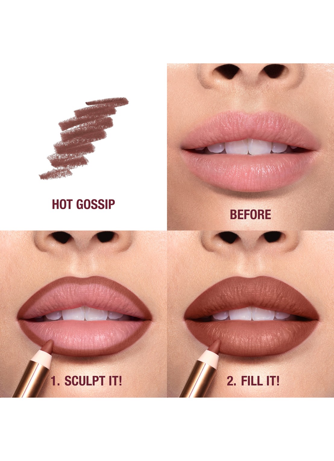 Charlotte Tilbury Lip Cheat - lipliner - achterkant koper