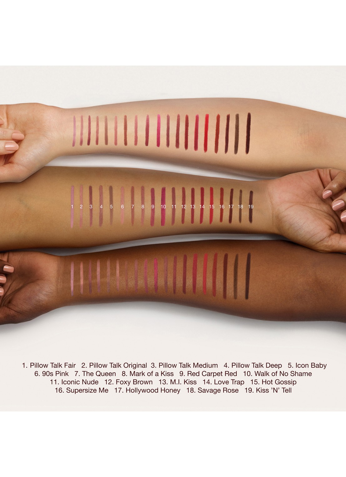 Charlotte Tilbury Lip Cheat - lipliner - detail 4 walk of no shame
