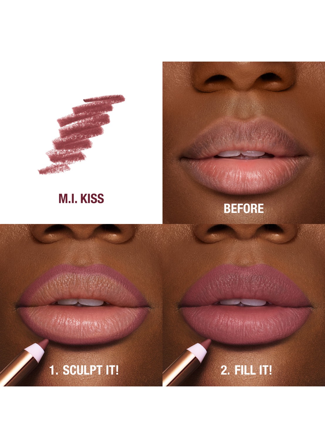 Charlotte Tilbury Lip Cheat - lipliner - detail 5 m.i. kiss