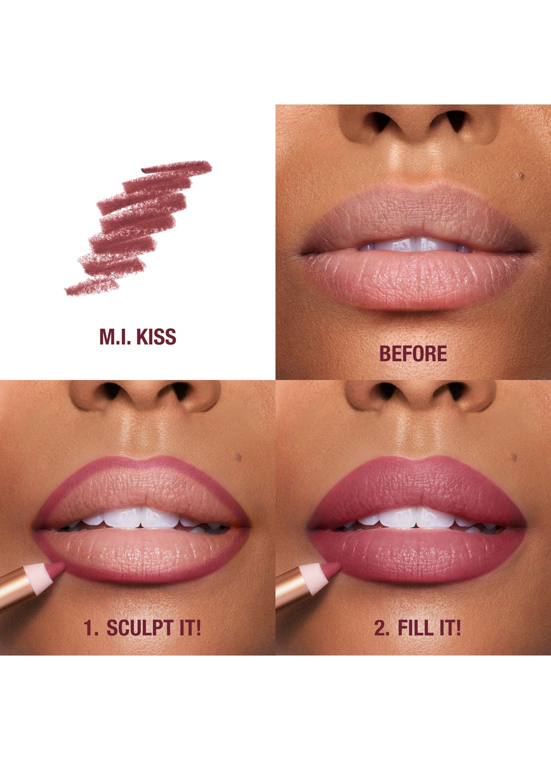 Charlotte Tilbury Lip Cheat - lipliner - detail 6 m.i. kiss