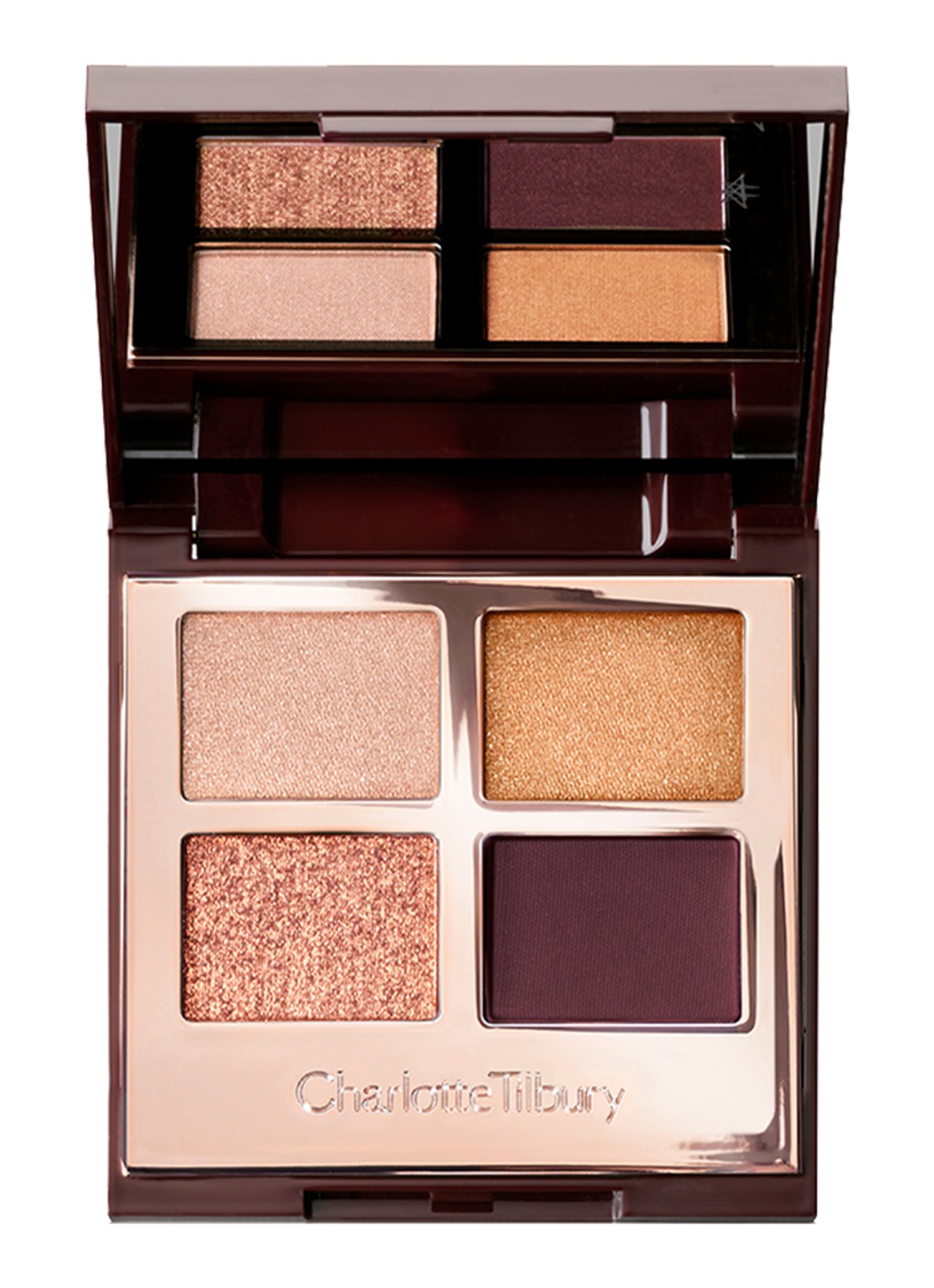 Charlotte Tilbury Luxury Palette - oogschaduw palette - voorkant 5 queen of glow