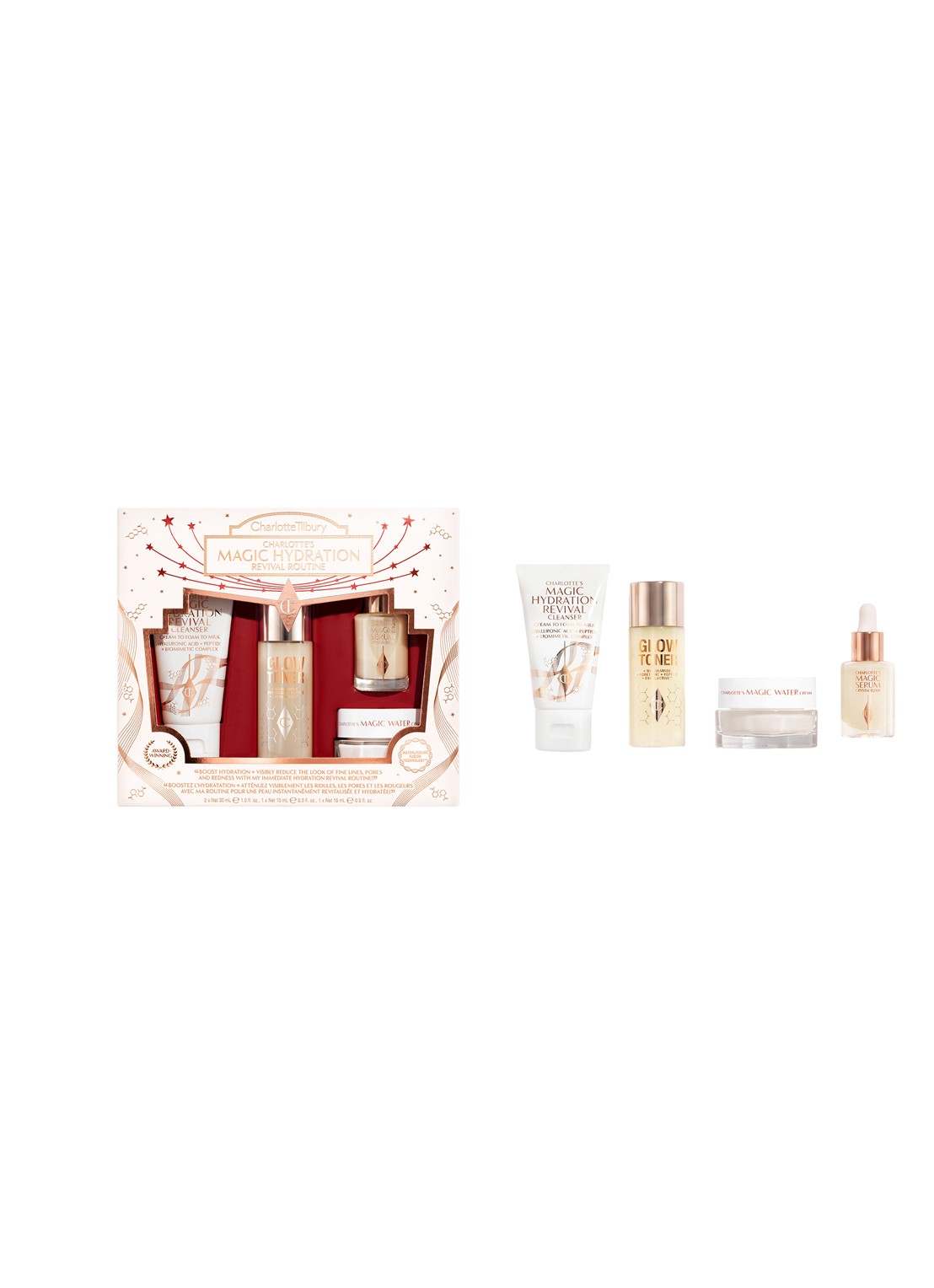 Charlotte Tilbury Magic Hydration Revival Routine - verzorgingsset - voorkant 2 undefined
