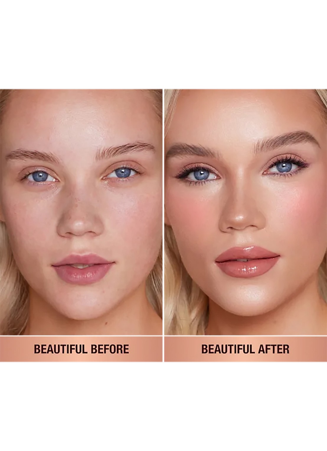 Charlotte Tilbury Matte Beauty Blush Wand - vloeibare blush - detail 2 pillow talk