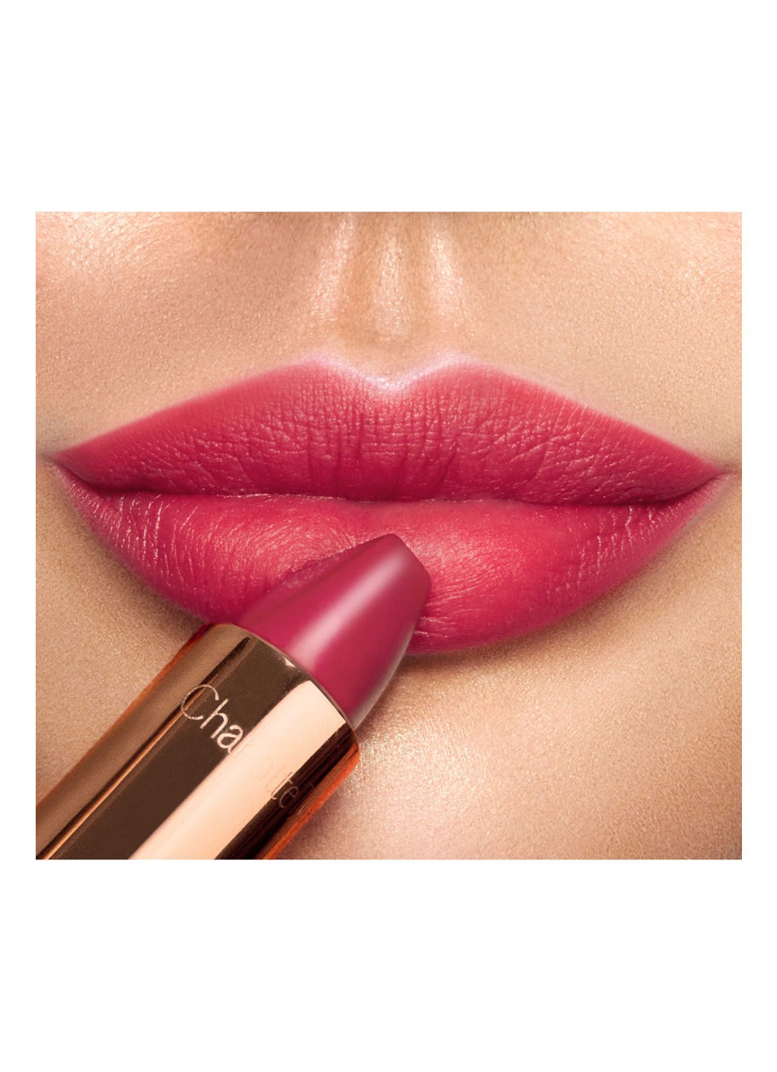 Charlotte Tilbury Matte Revolution - lipstick - detail 3 gracefully pink