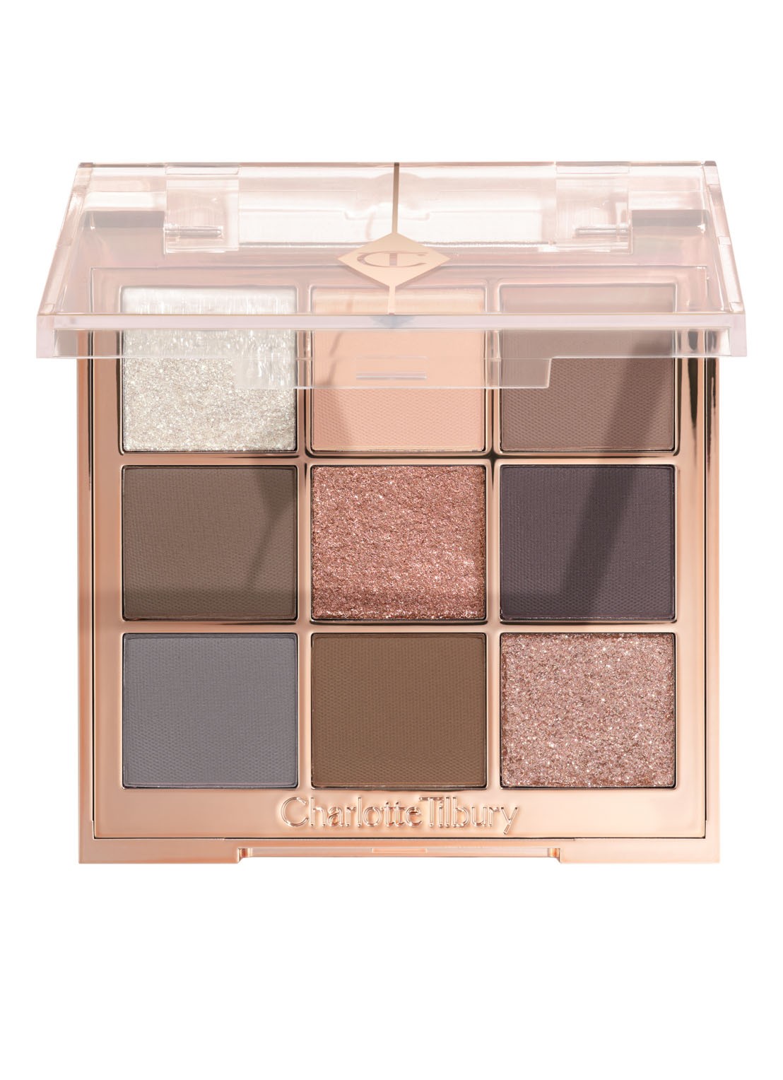 Charlotte Tilbury Palette Of Beautifying Eye Trends - oogschaduwpalette  - voorkant 6 super neutral