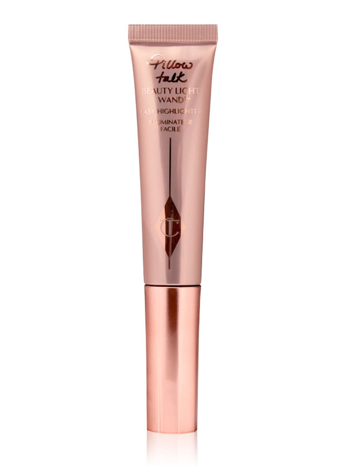 Charlotte Tilbury Pillow Talk Beauty Light Wand - Limited Edition vloeibare blush & highlighter - voorkant 4 light/medium