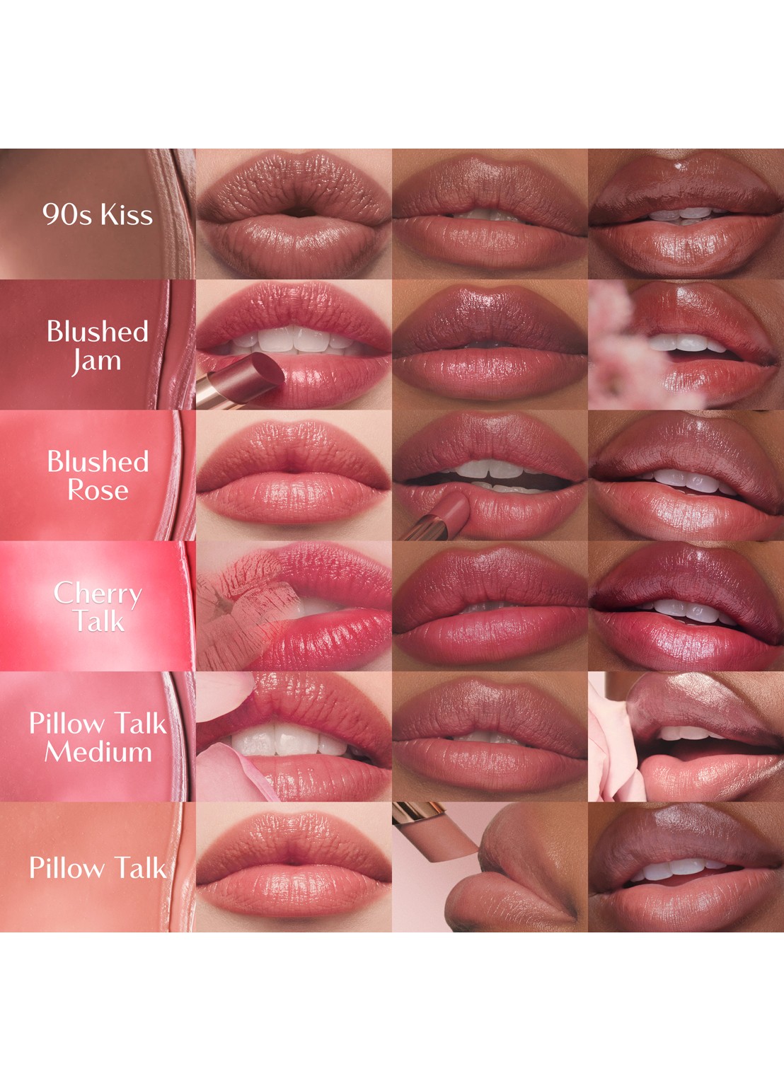 Charlotte Tilbury Pillow Talk Blush Balm - lipstick - detail 4 cherry talk