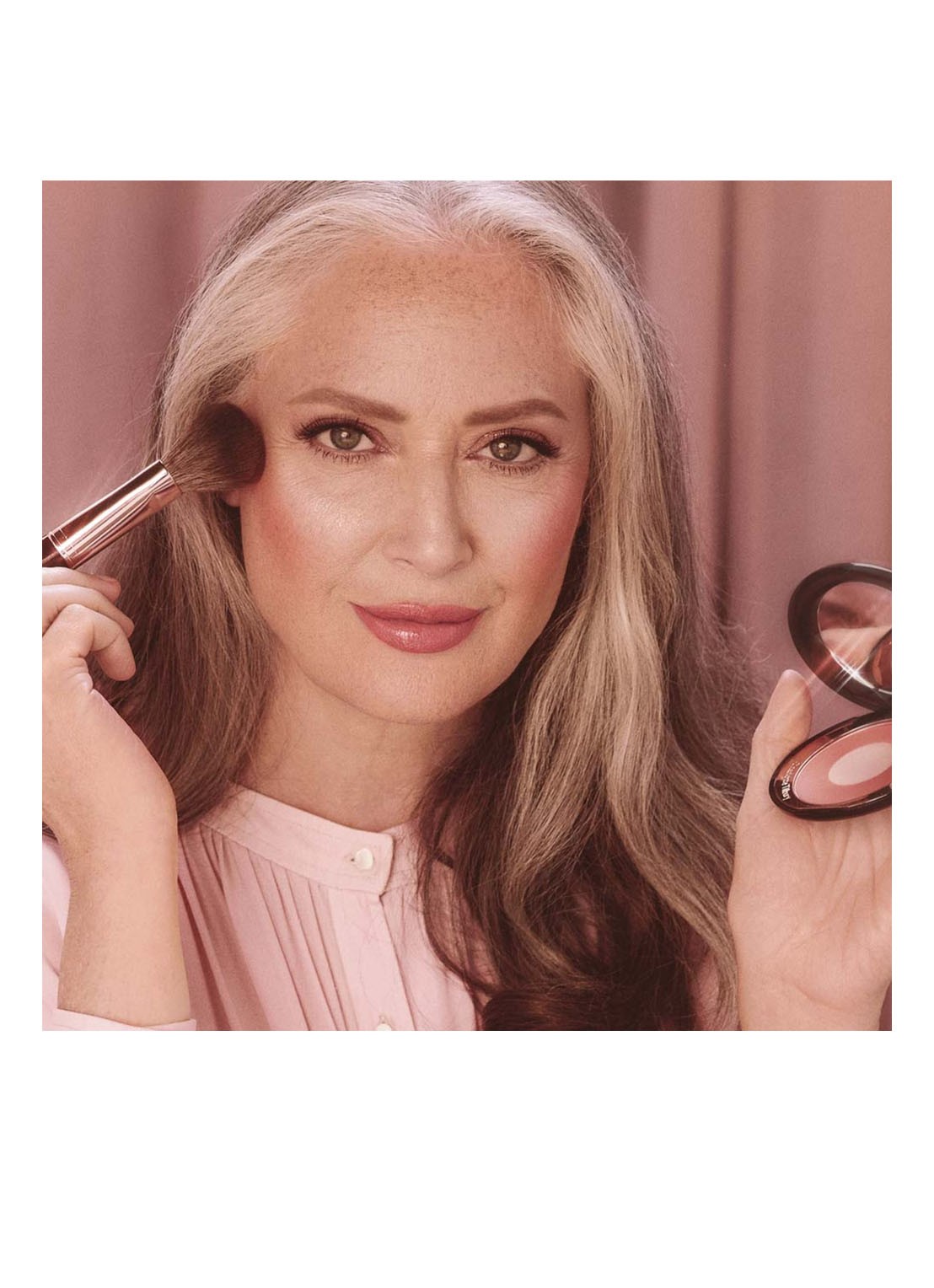Charlotte Tilbury Pillow Talk Cheek to Chic - blush - detail 4 love glow