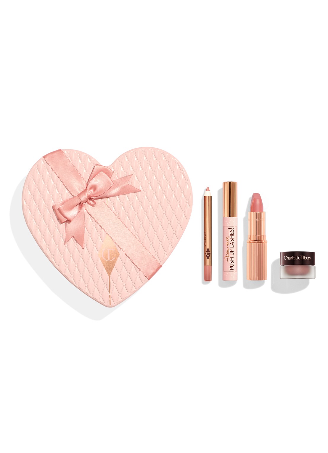 Charlotte Tilbury Pillow Talk Icons On The Go - make-up set t.w.v. €90 - voorkant 2 undefined