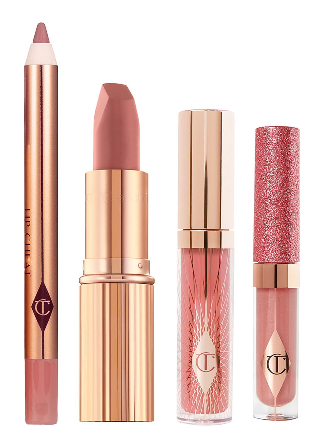 Charlotte Tilbury Pillow Talk Lip Secrets - Limited Edition mini make-up set - voorkant undefined