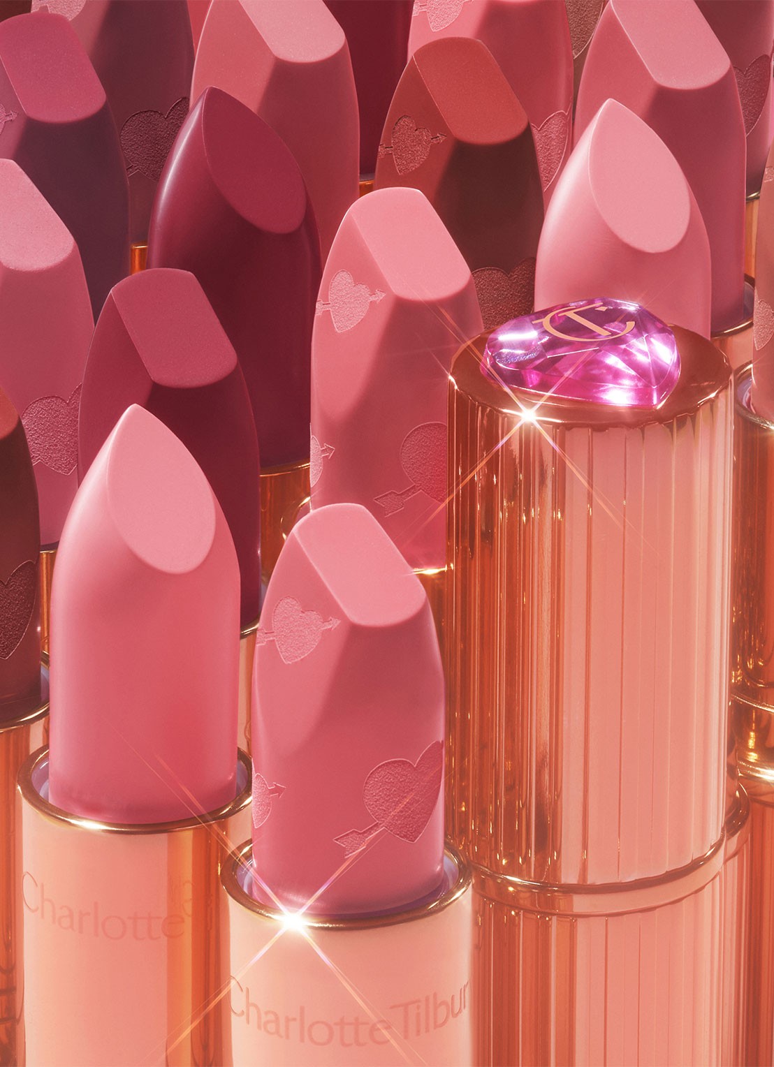 Charlotte Tilbury Pillow Talk Love Effect Lipstick - limited edition lipstick - detail 6 love talk